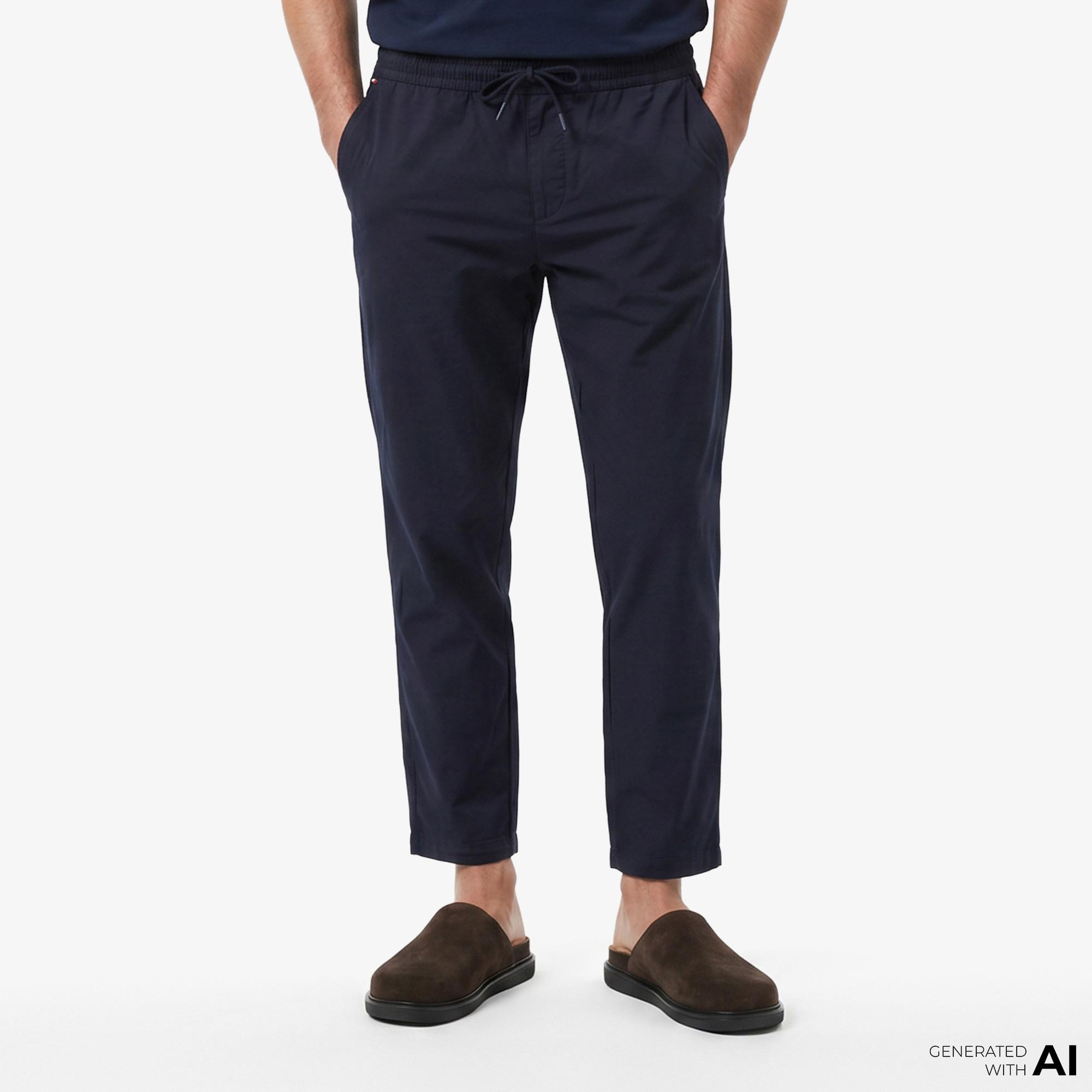 Tommy Hilfiger Seasonal Quality Erkek Lacivert Pantolon