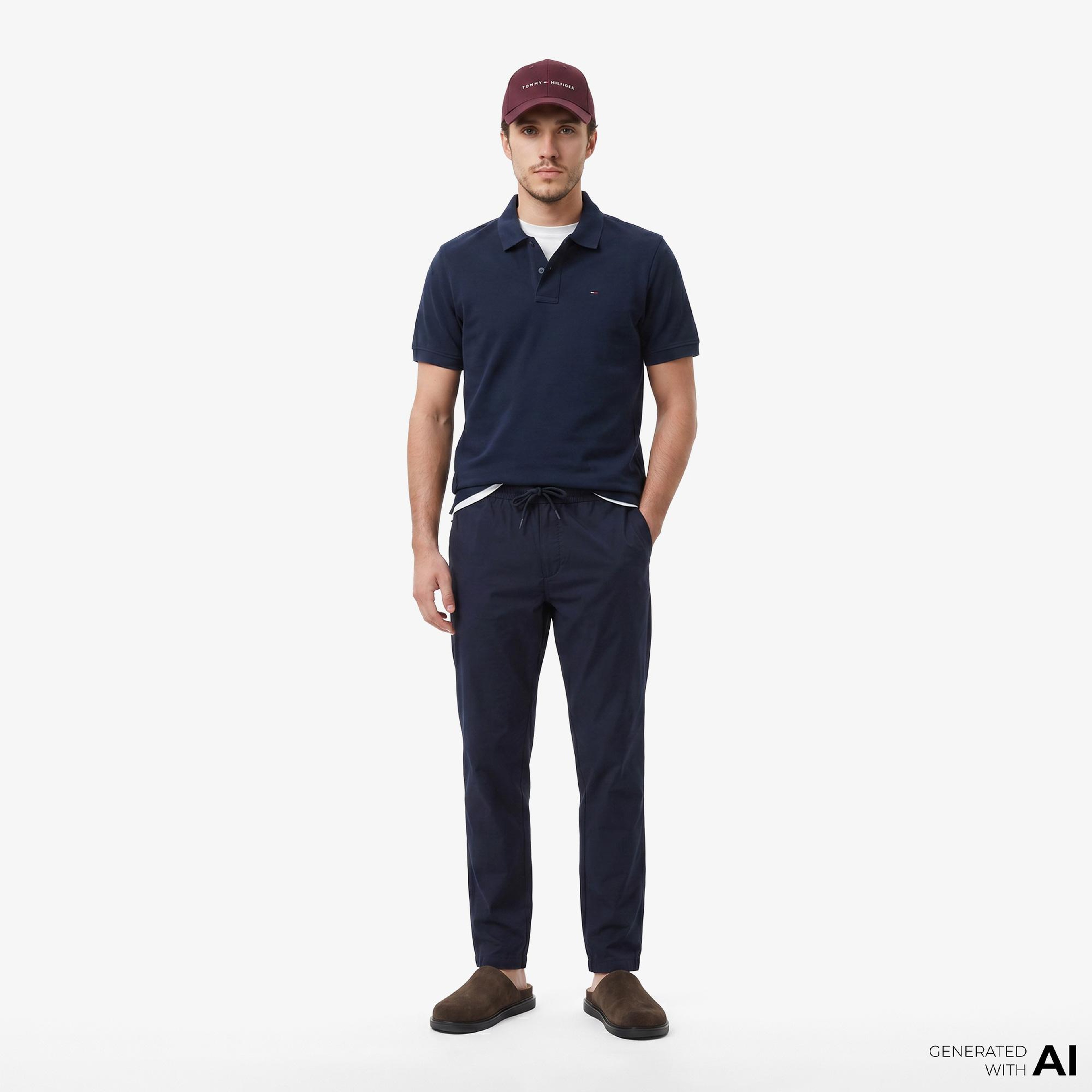 Tommy Hilfiger Seasonal Quality Erkek Lacivert Pantolon