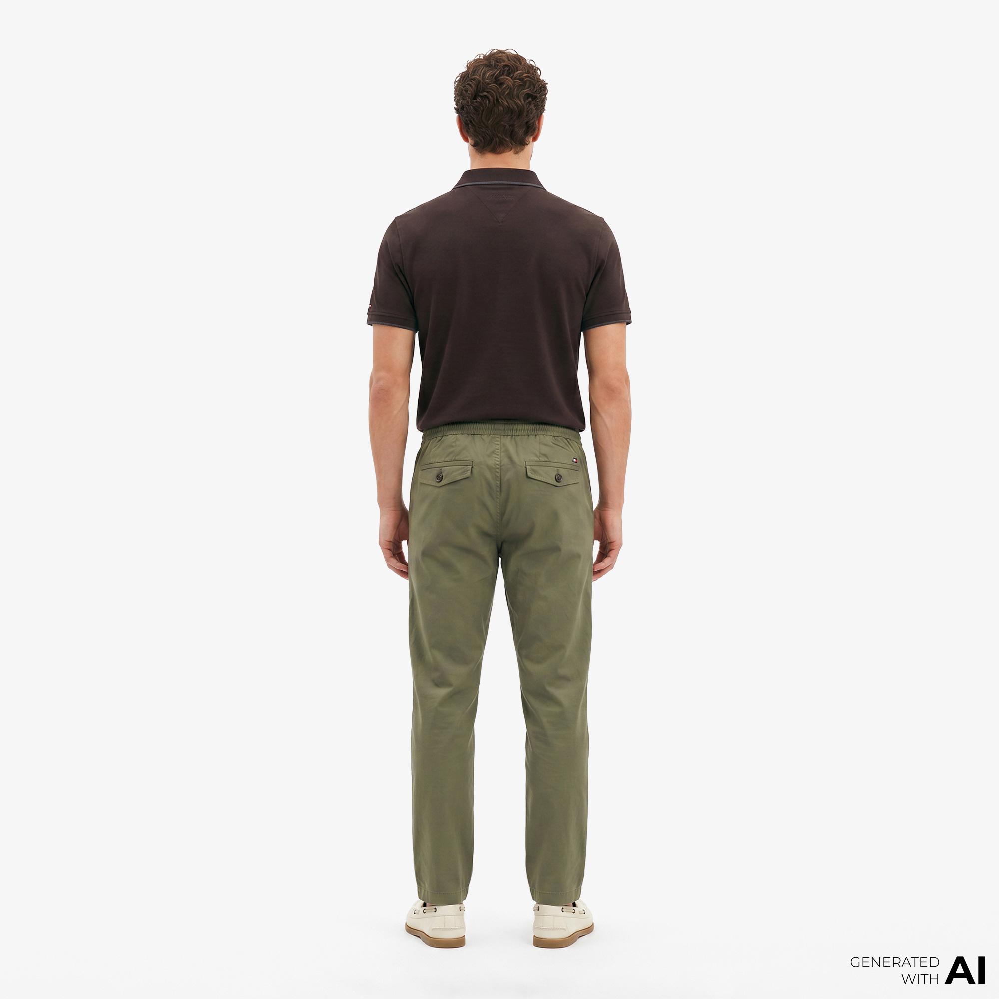 Tommy Hilfiger Seasonal Quality Erkek Yeşil Pantolon