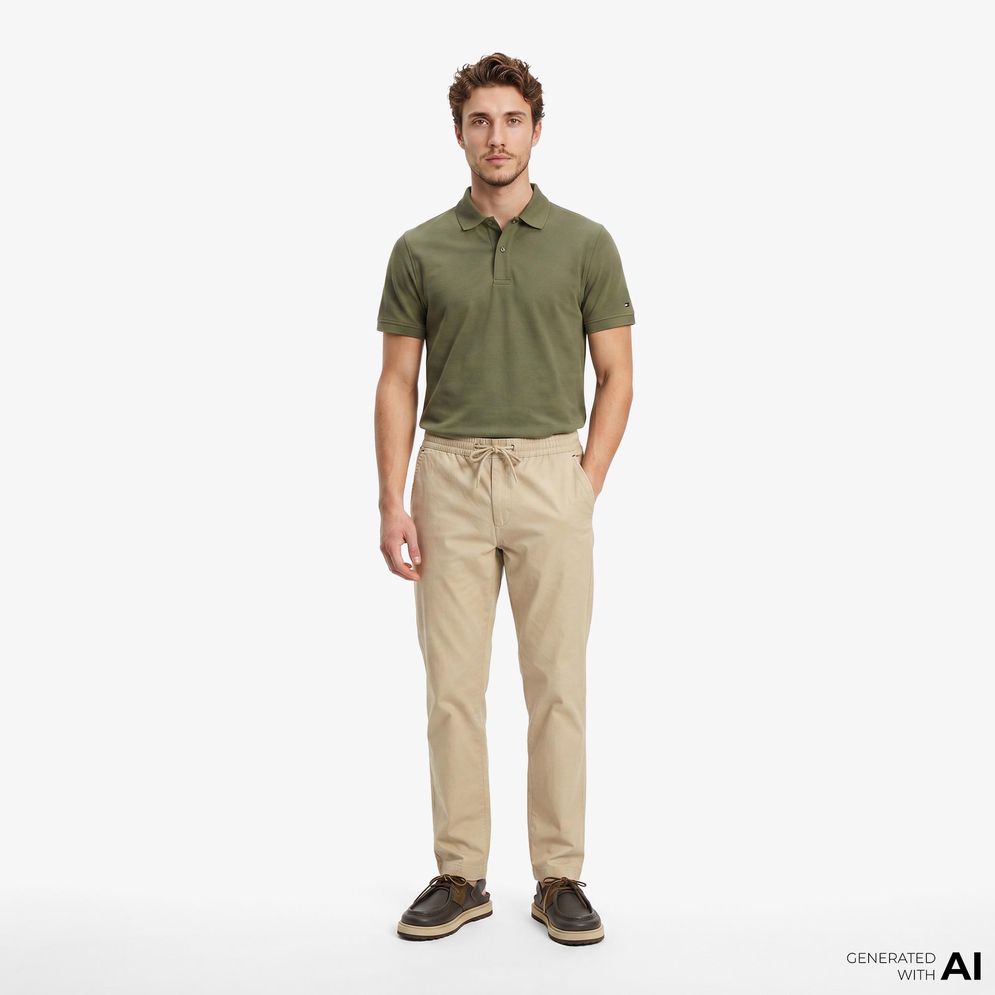 Tommy Hilfiger Seasonal Quality Erkek Haki Pantolon