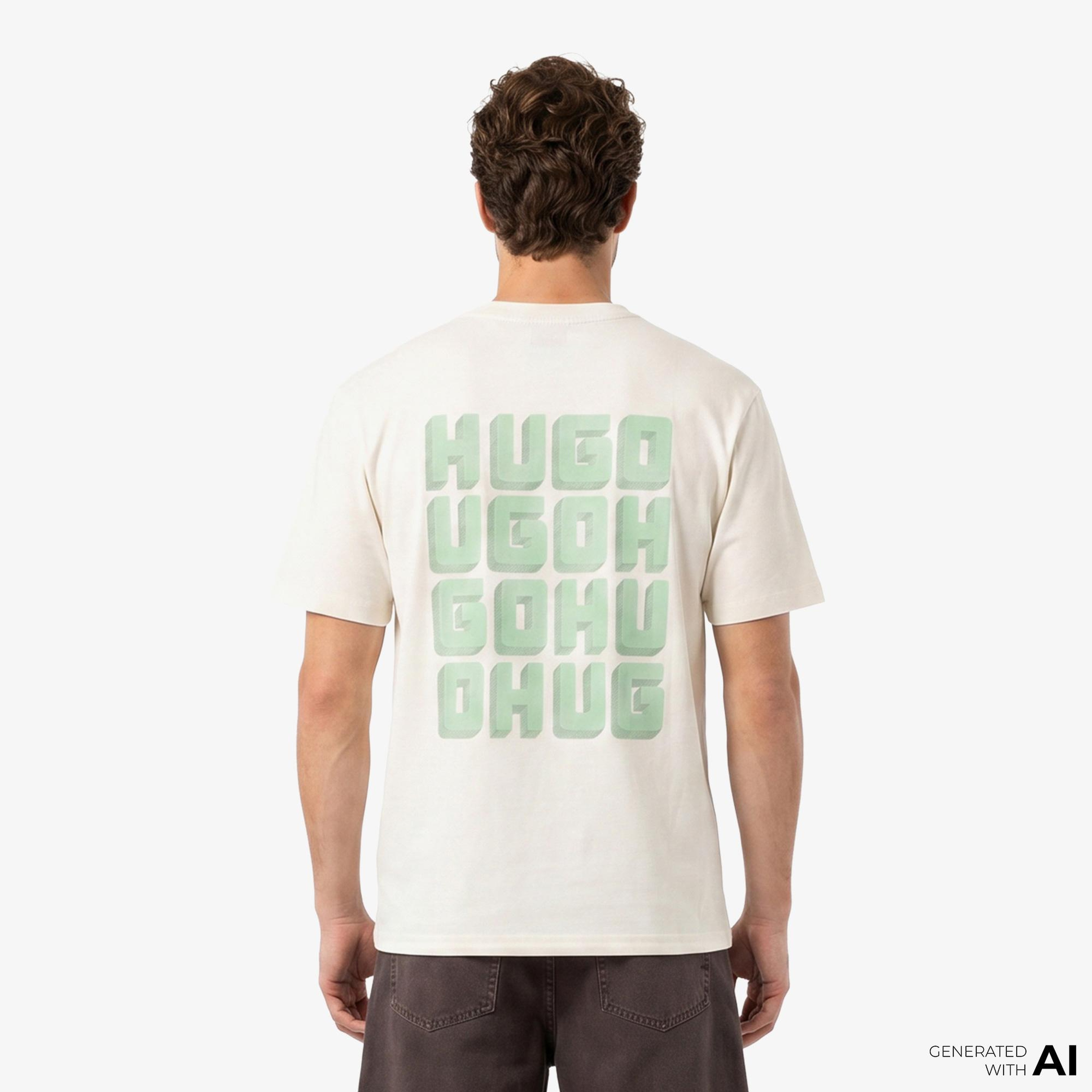 Hugo Erkek Beyaz T-Shirt