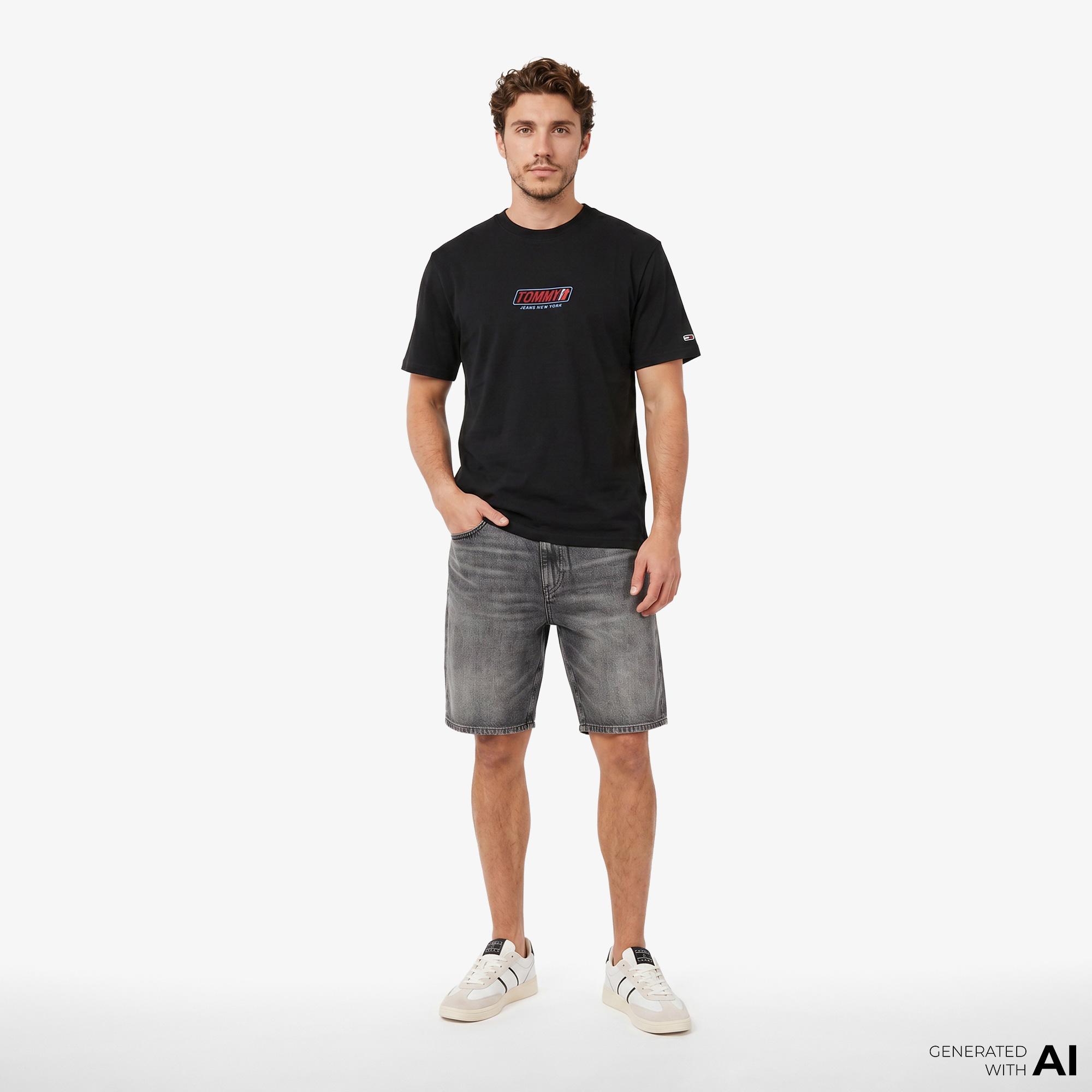 Tommy Hilfiger Lifestyle Erkek Mavi Şort