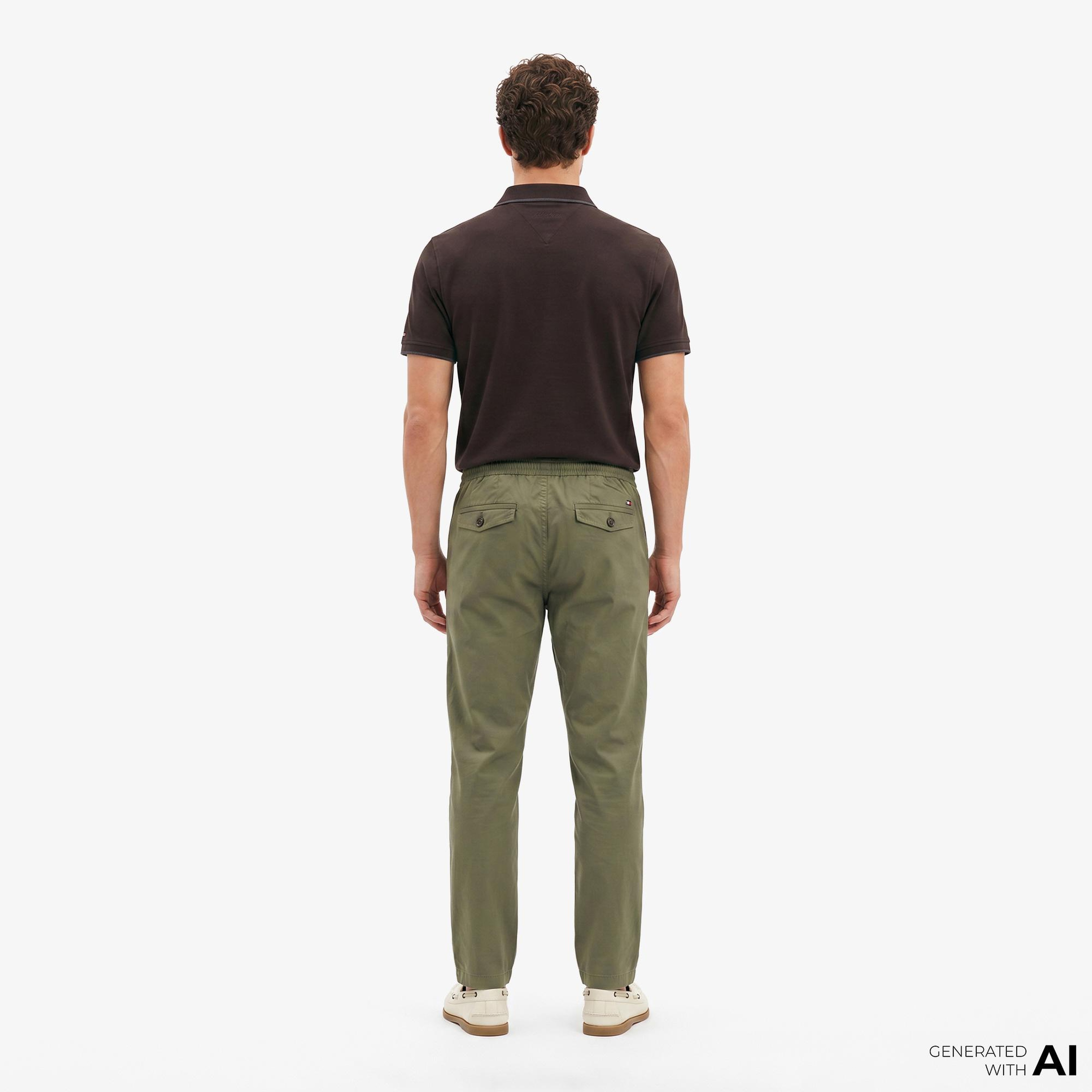 Tommy Hilfiger Seasonal Quality Erkek Yeşil Pantolon