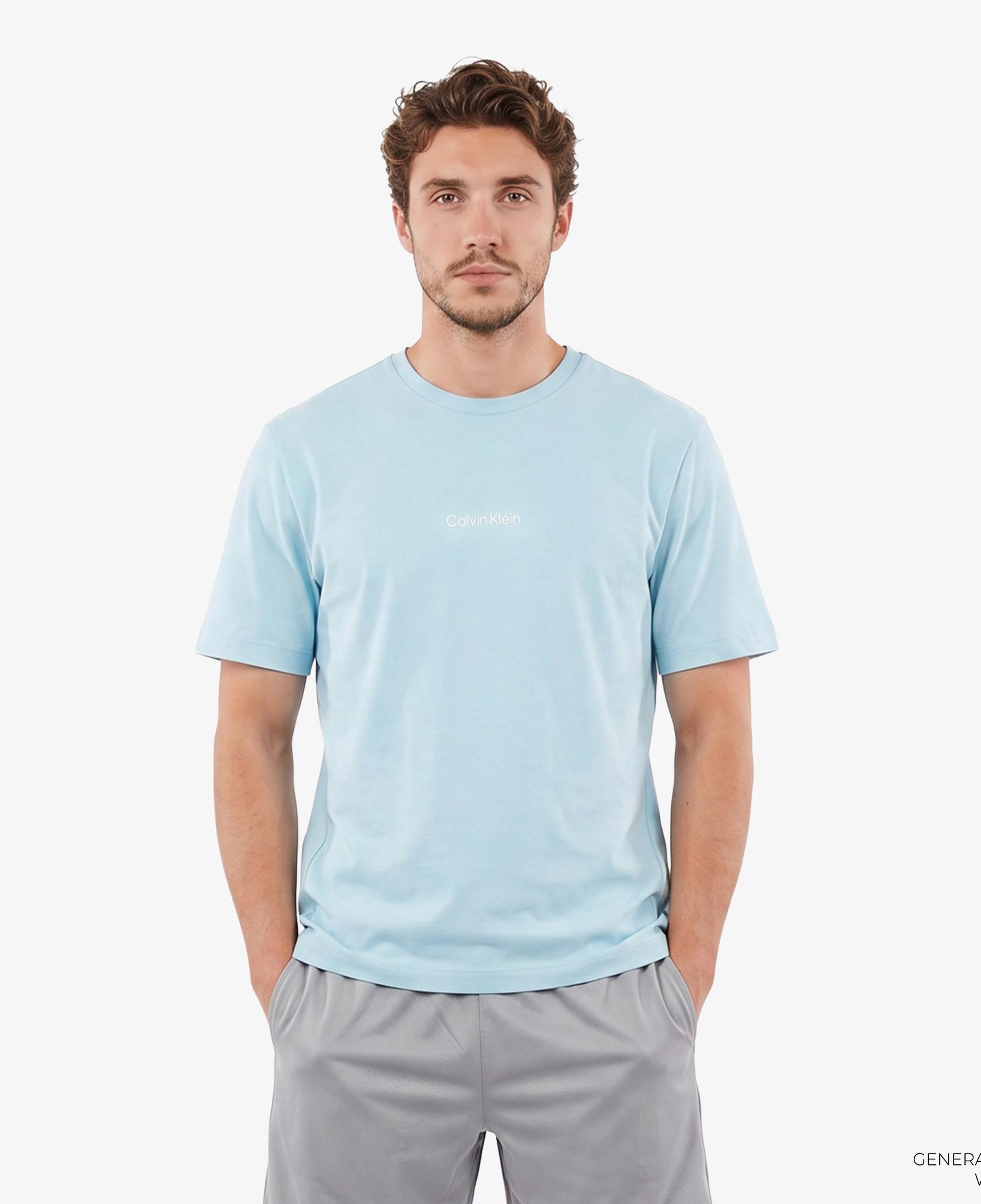 Calvin Klein Crew Neck Erkek Mavi T-Shirt