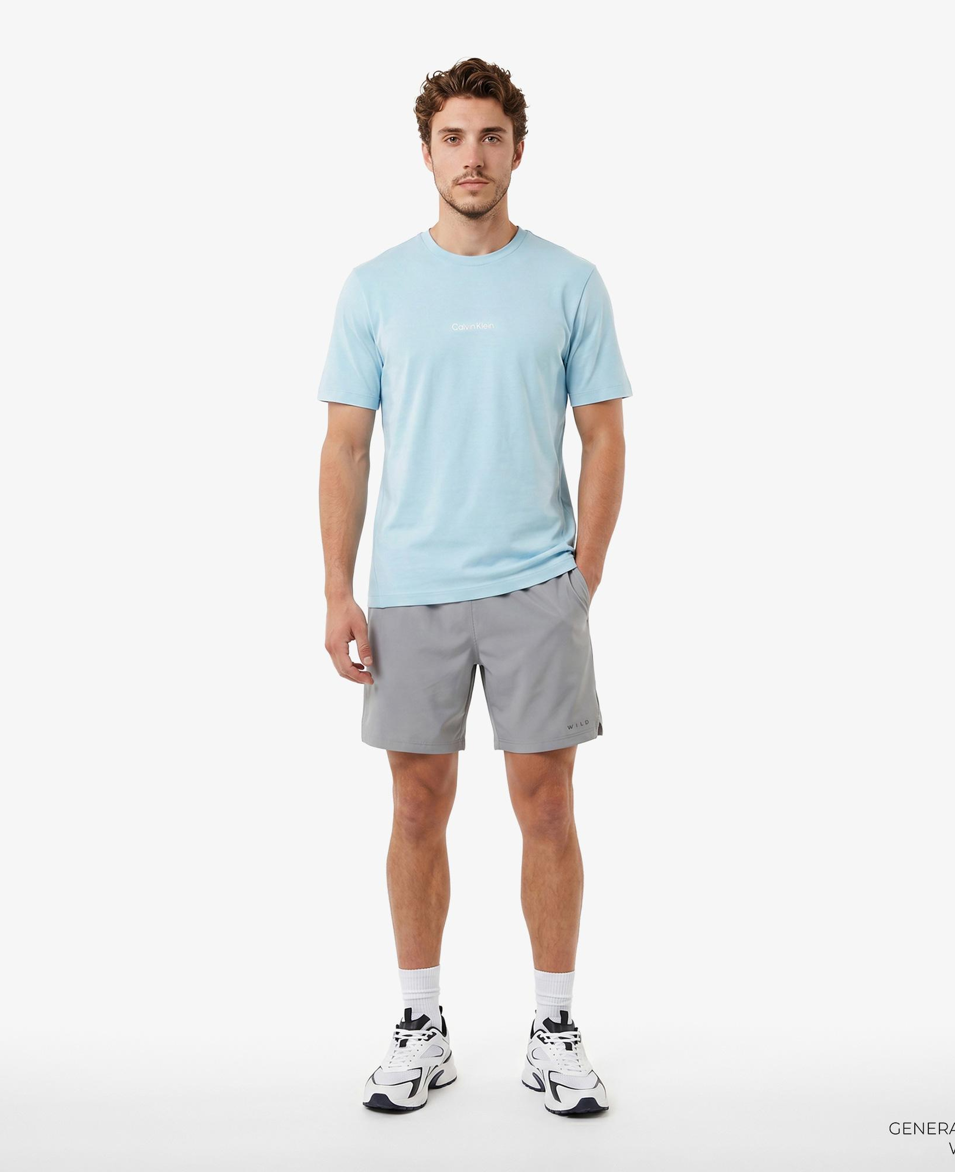 Calvin Klein Crew Neck Erkek Mavi T-Shirt