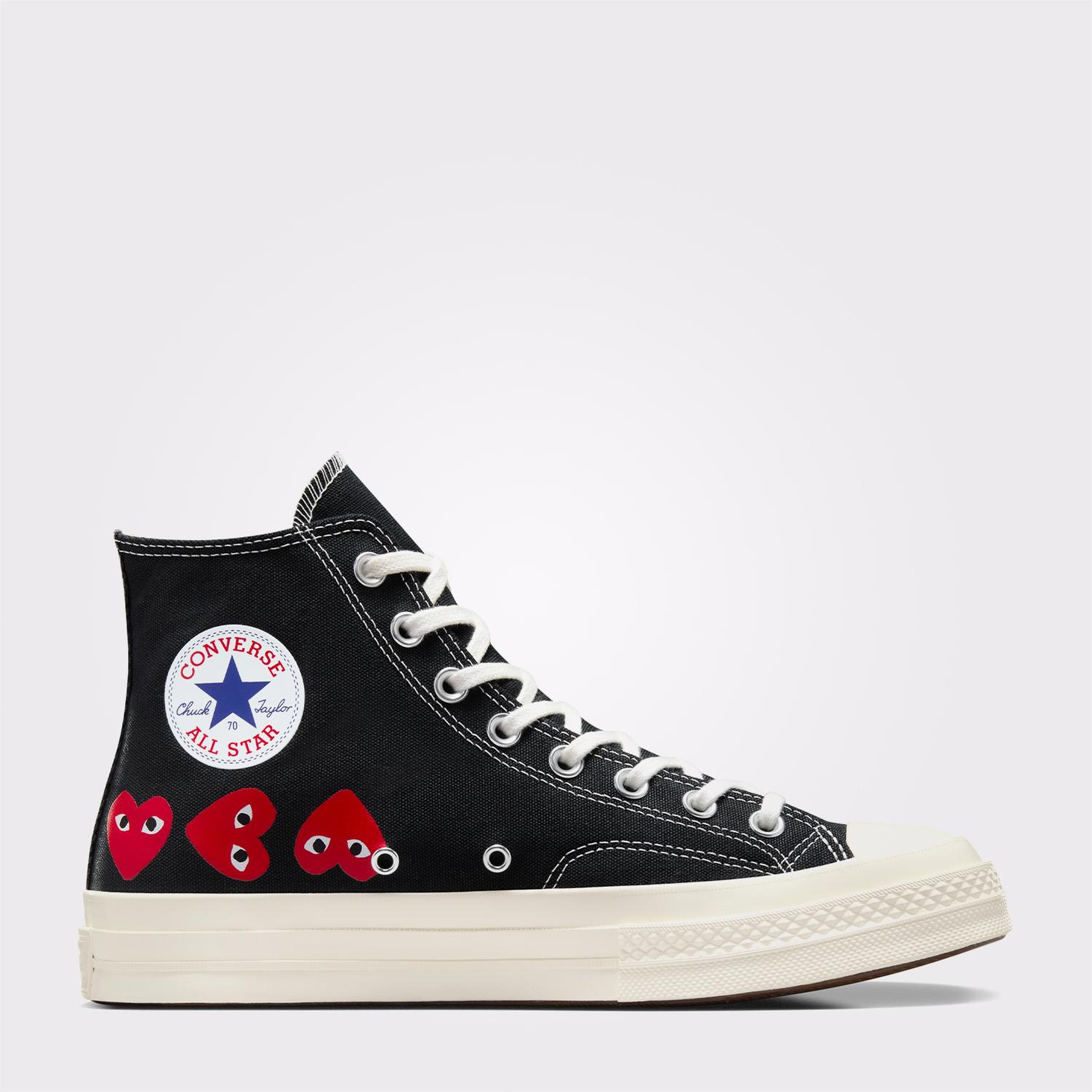 Converse X Comme Des Garçons Play Chuck 70 Unisex Siyah Sneaker