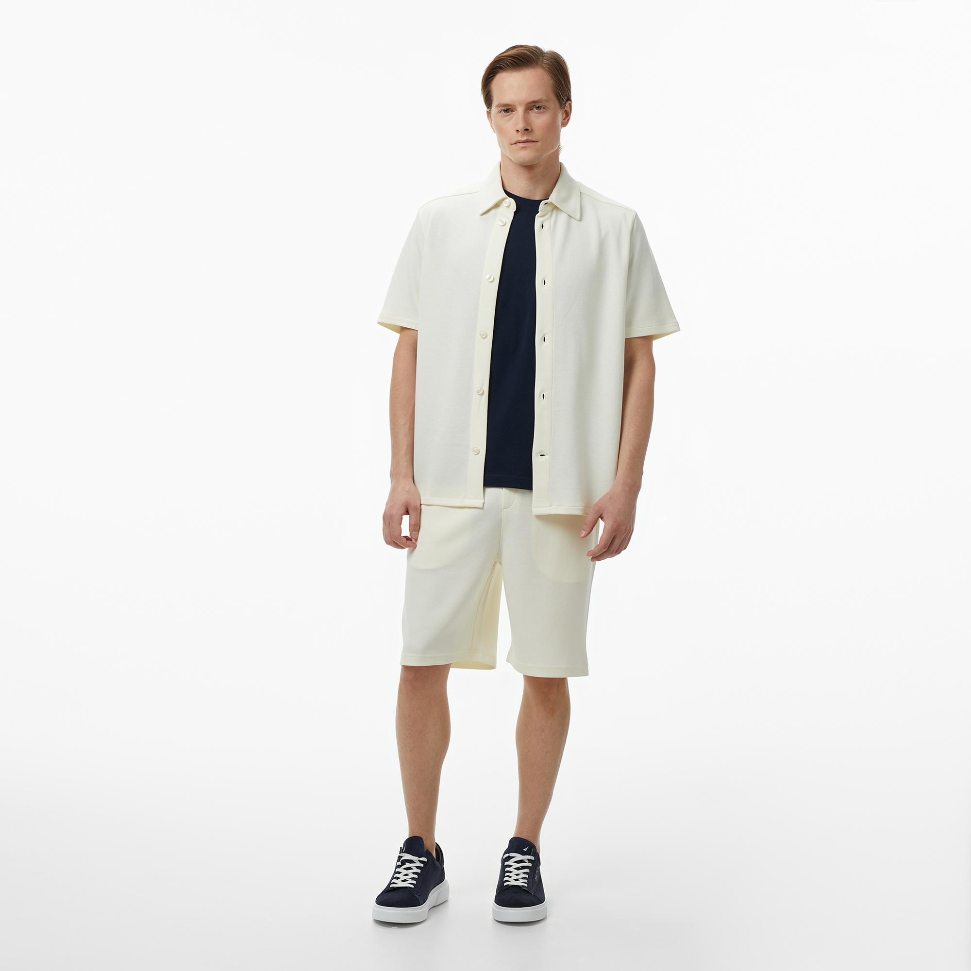 Nautica Erkek Krem Regular Fit Şort