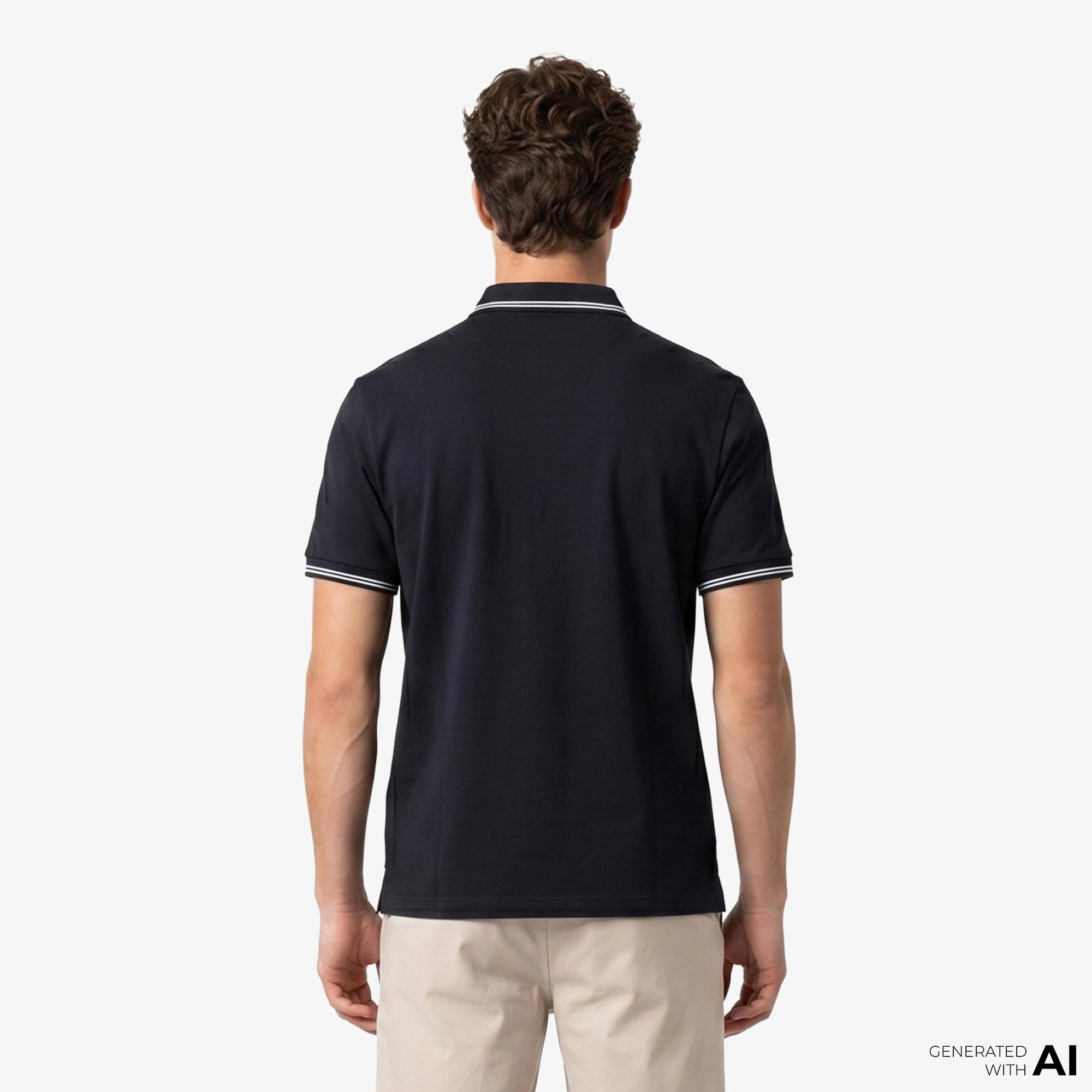 Armani Exchange Erkek Lacivert Polo