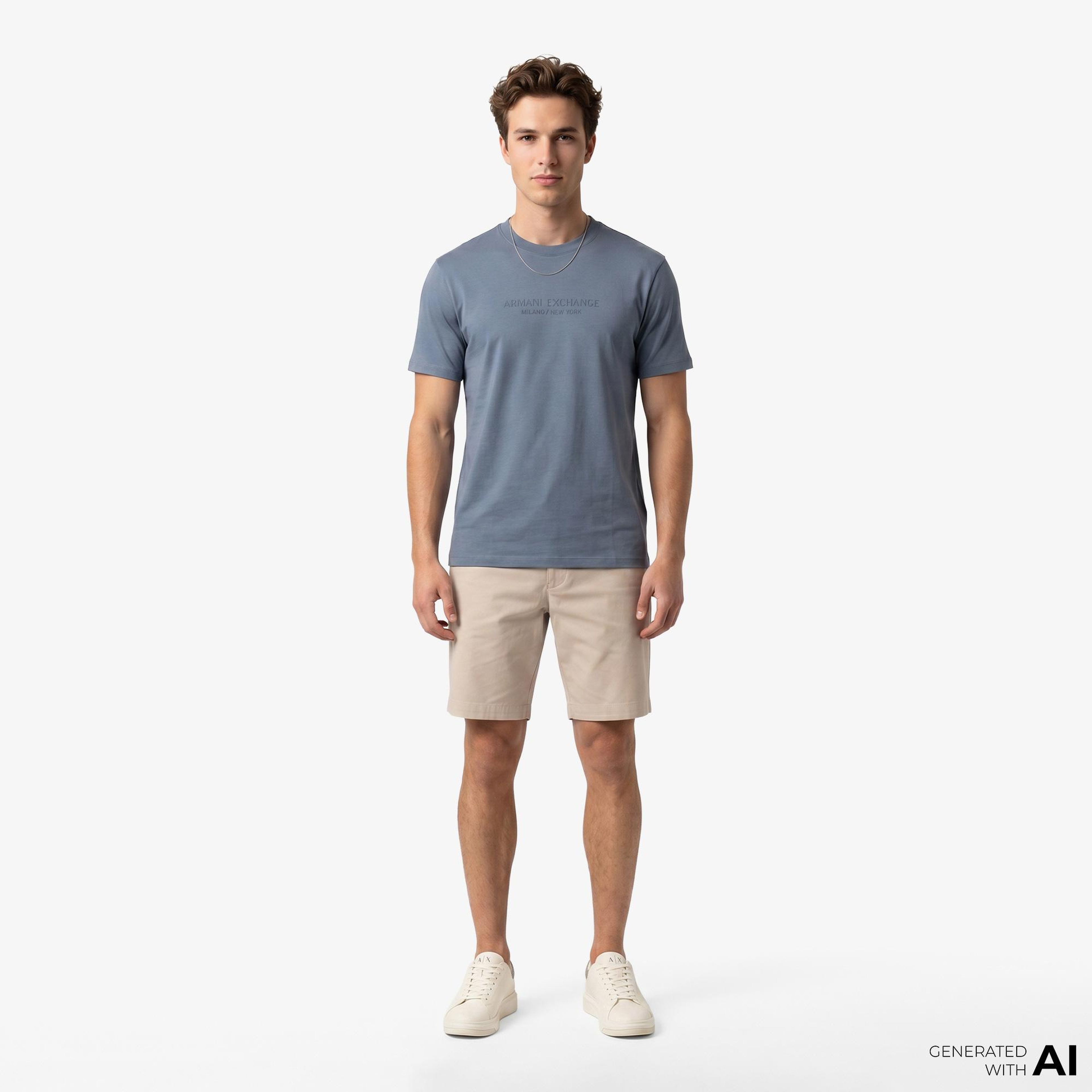 Armani Exchange Erkek Bej Şort