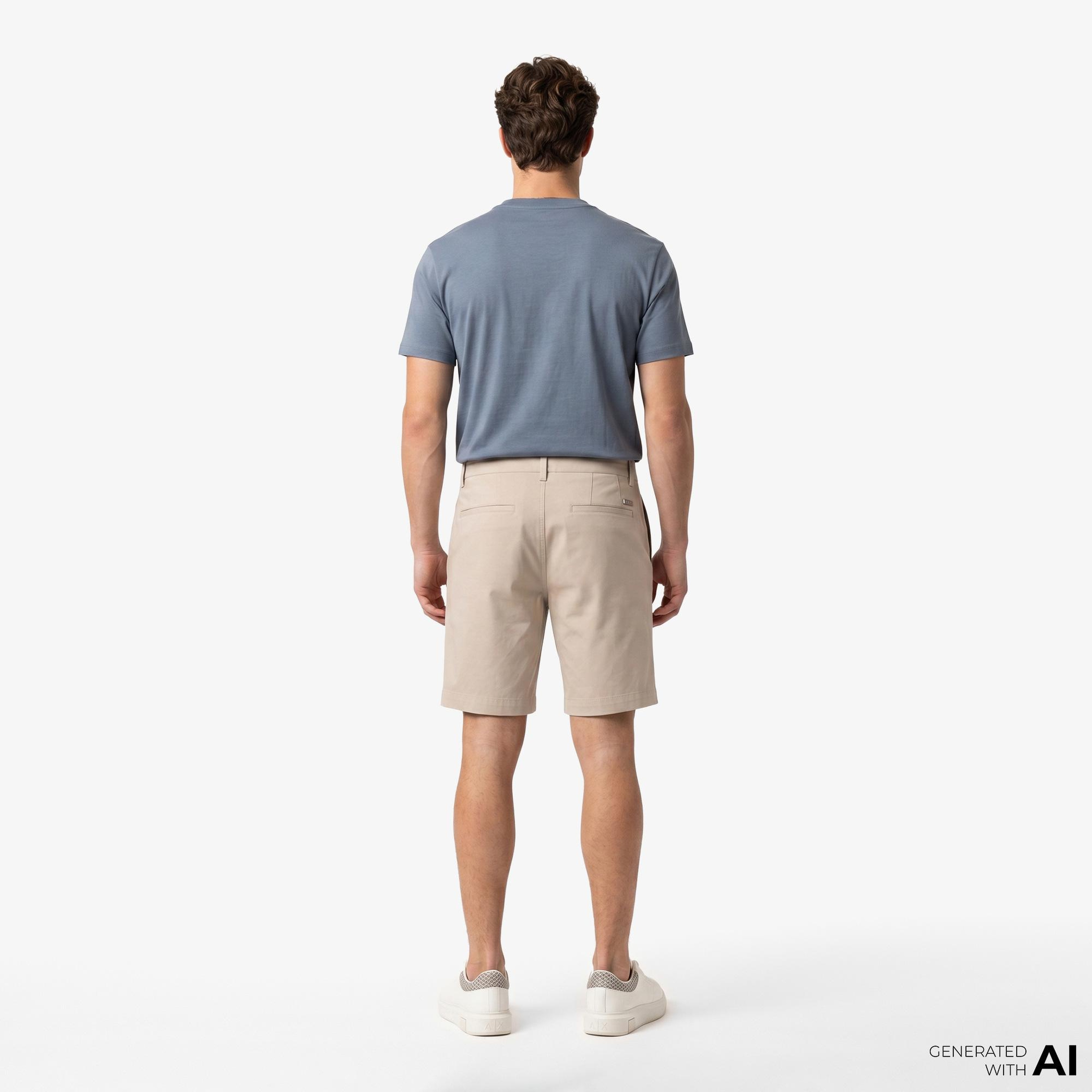 Armani Exchange Erkek Bej Şort