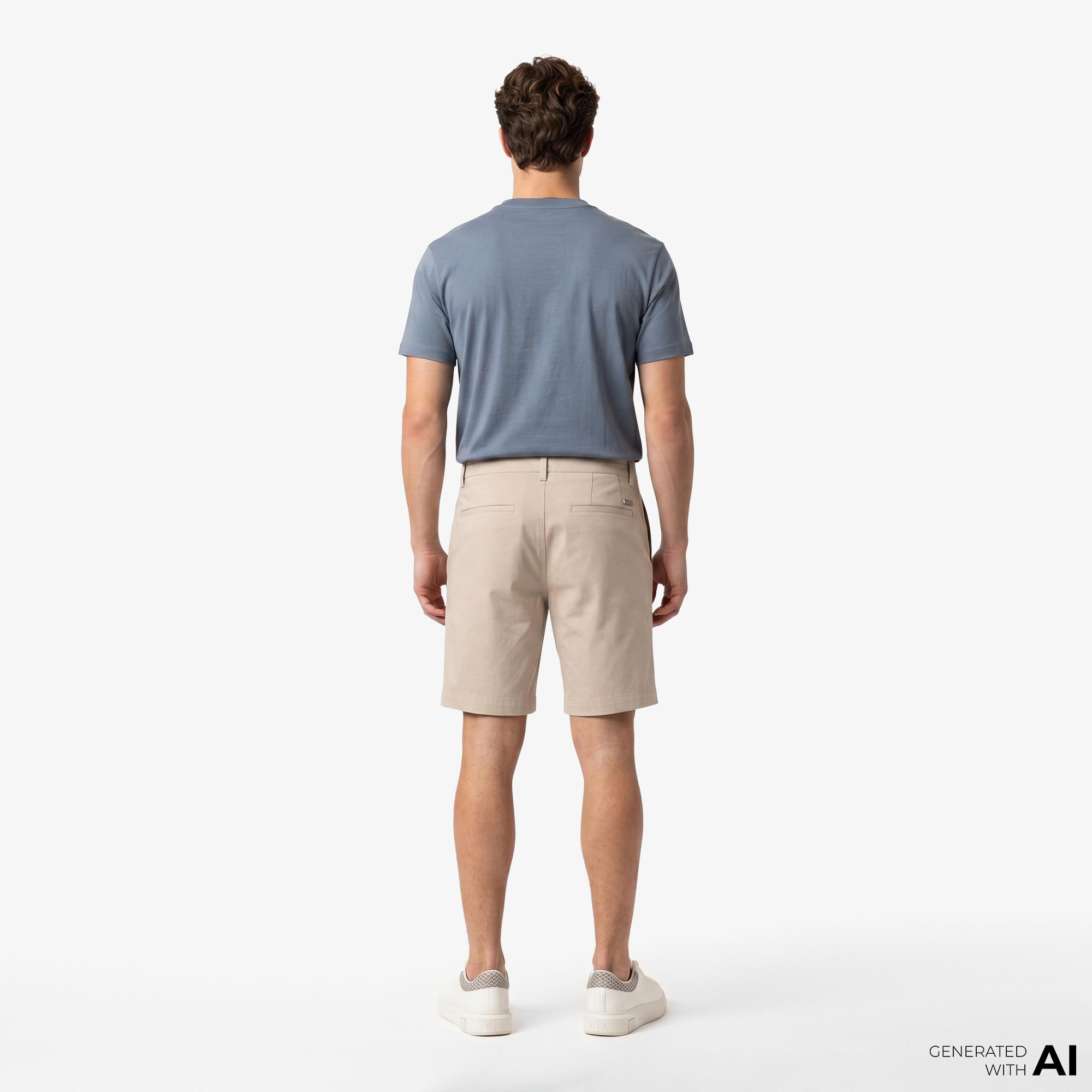 Armani Exchange Erkek Bej Şort