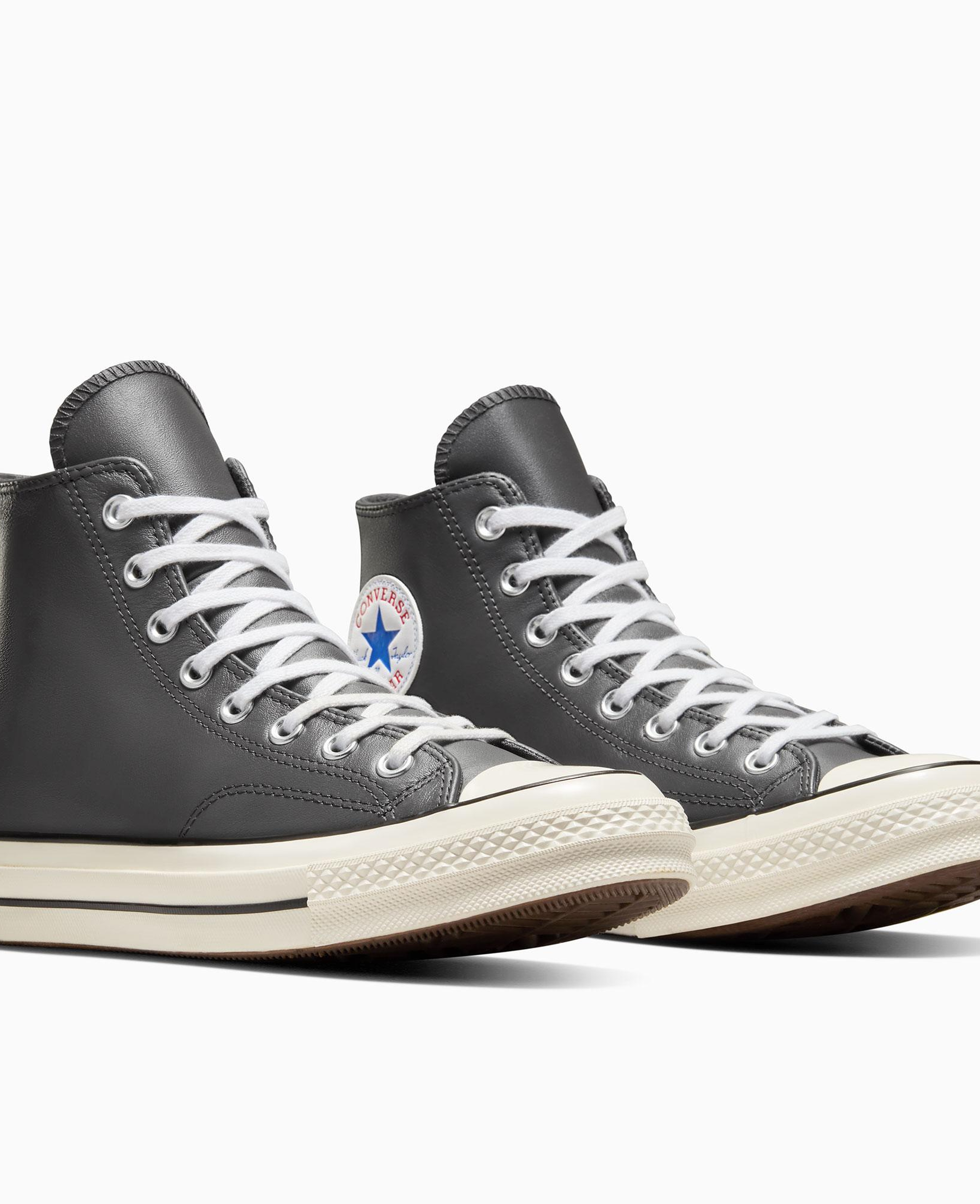 Converse Chuck 70 Unisex Gri Deri Sneaker