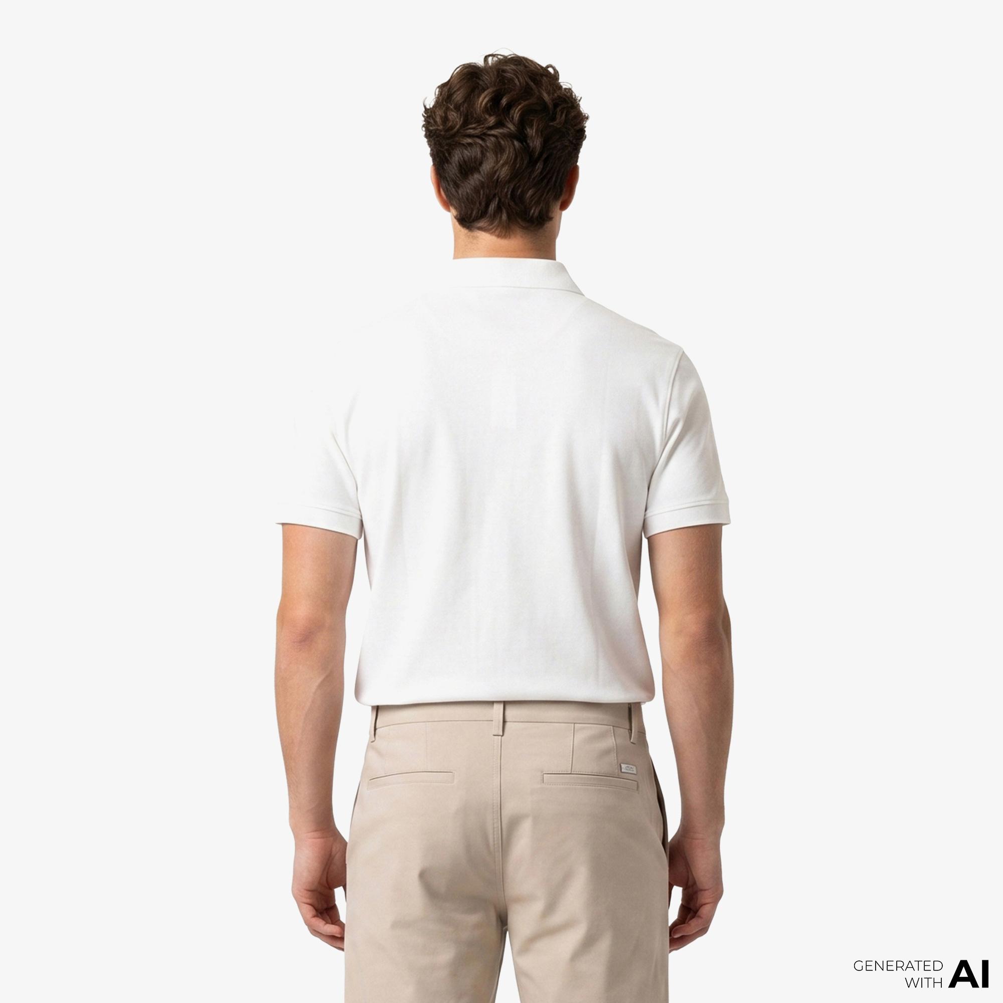 Armani Exchange Erkek Beyaz Polo