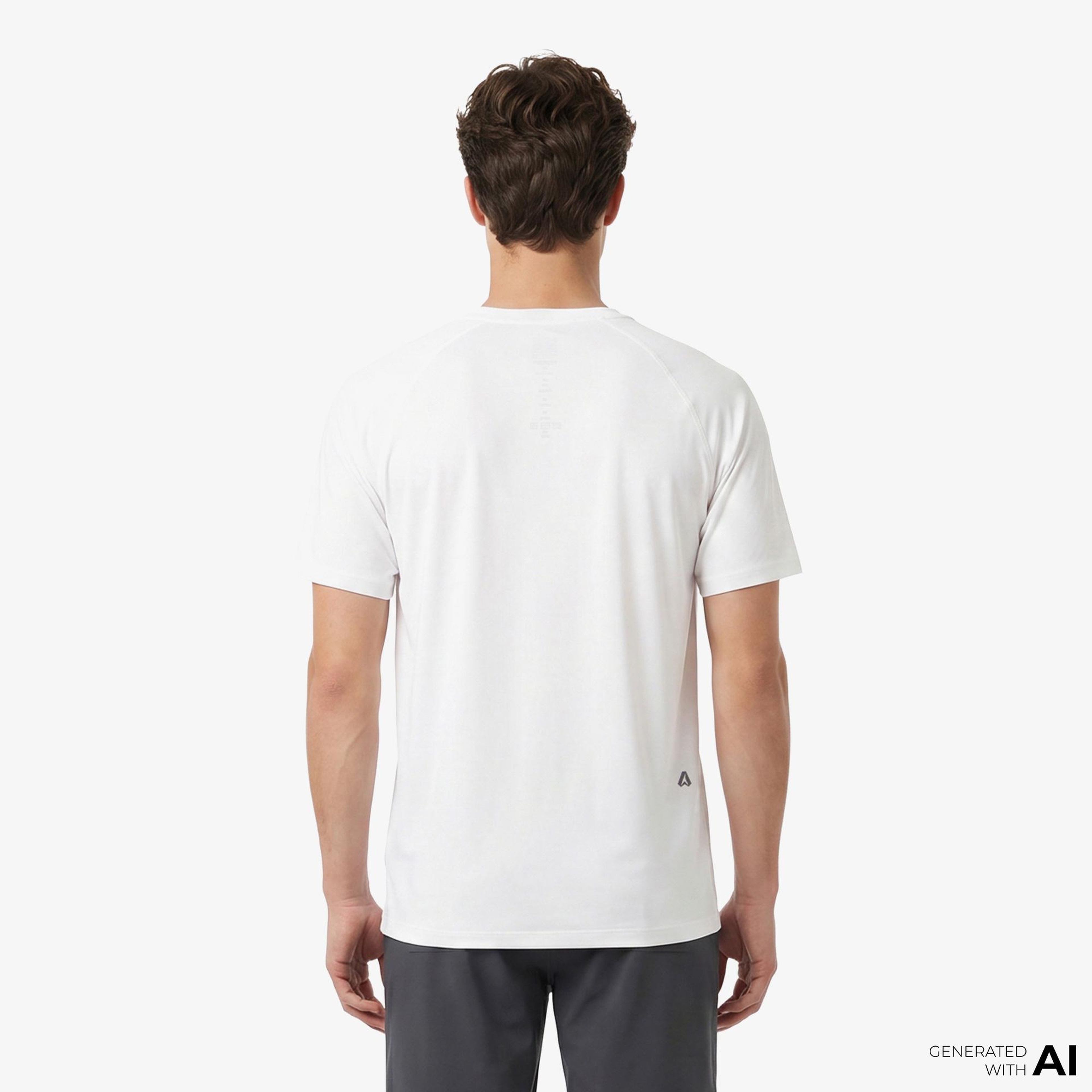 Boss Active Erkek Beyaz T-Shirt
