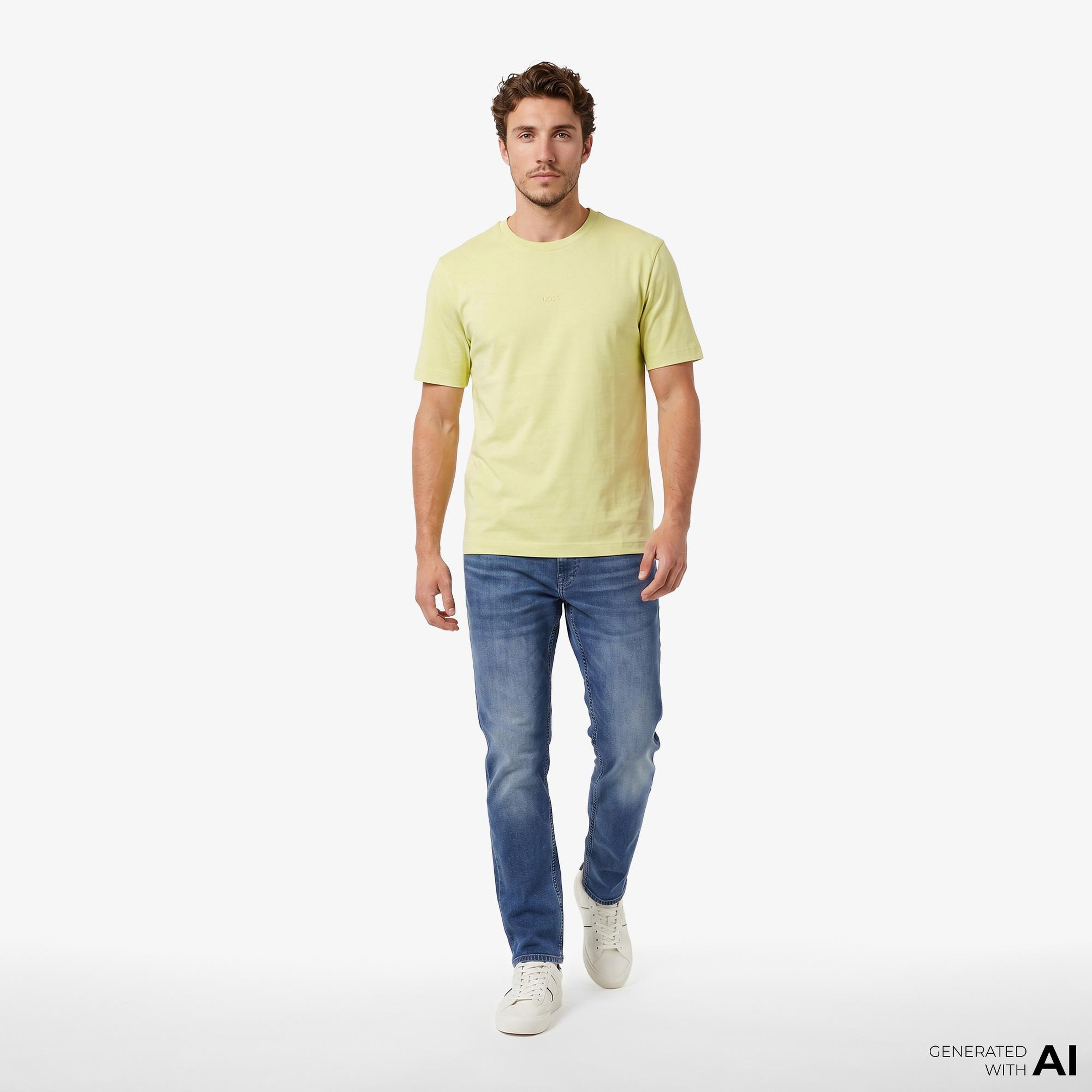 Boss Tchup Erkek Bej T-Shirt
