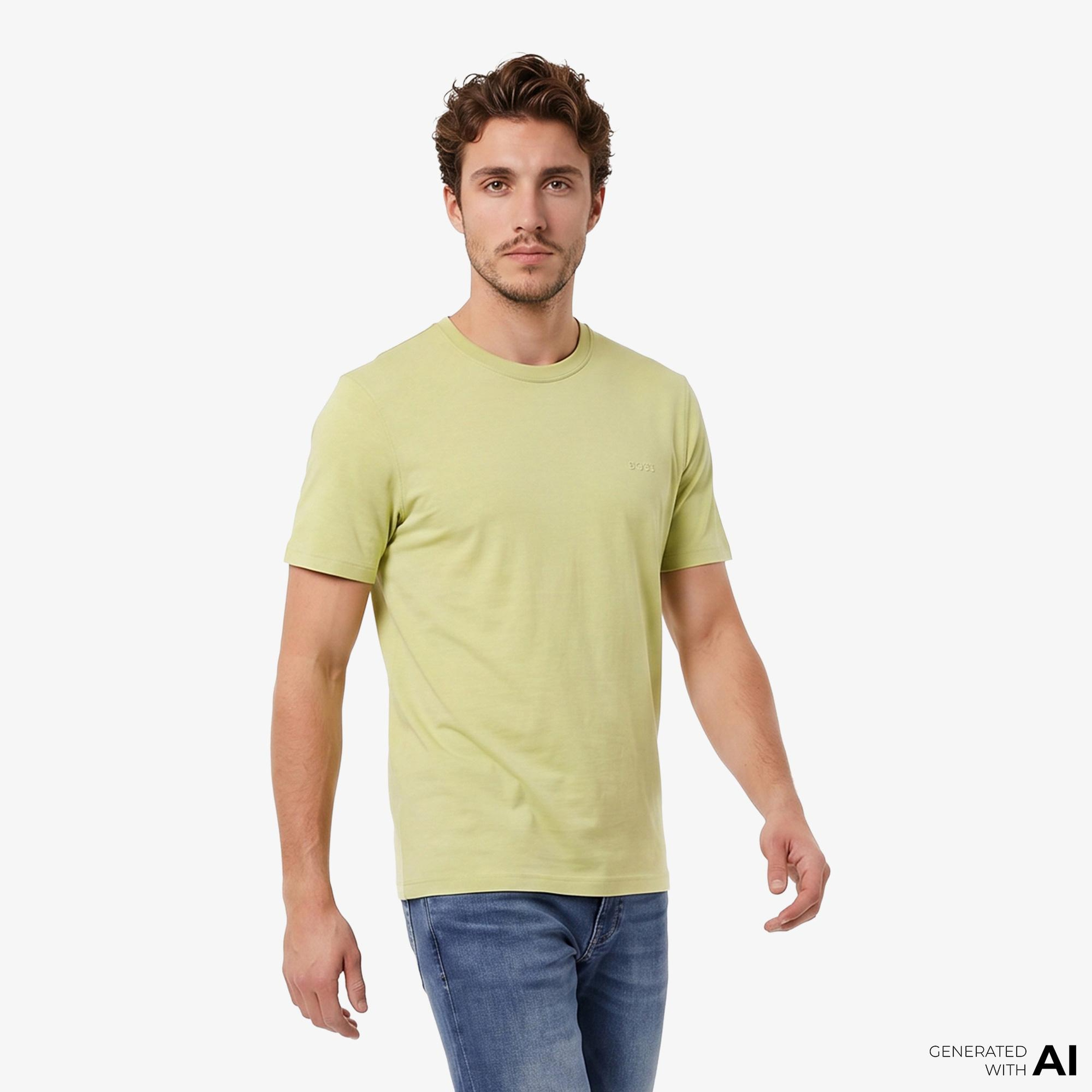 Boss Tegood Erkek Bej T-Shirt