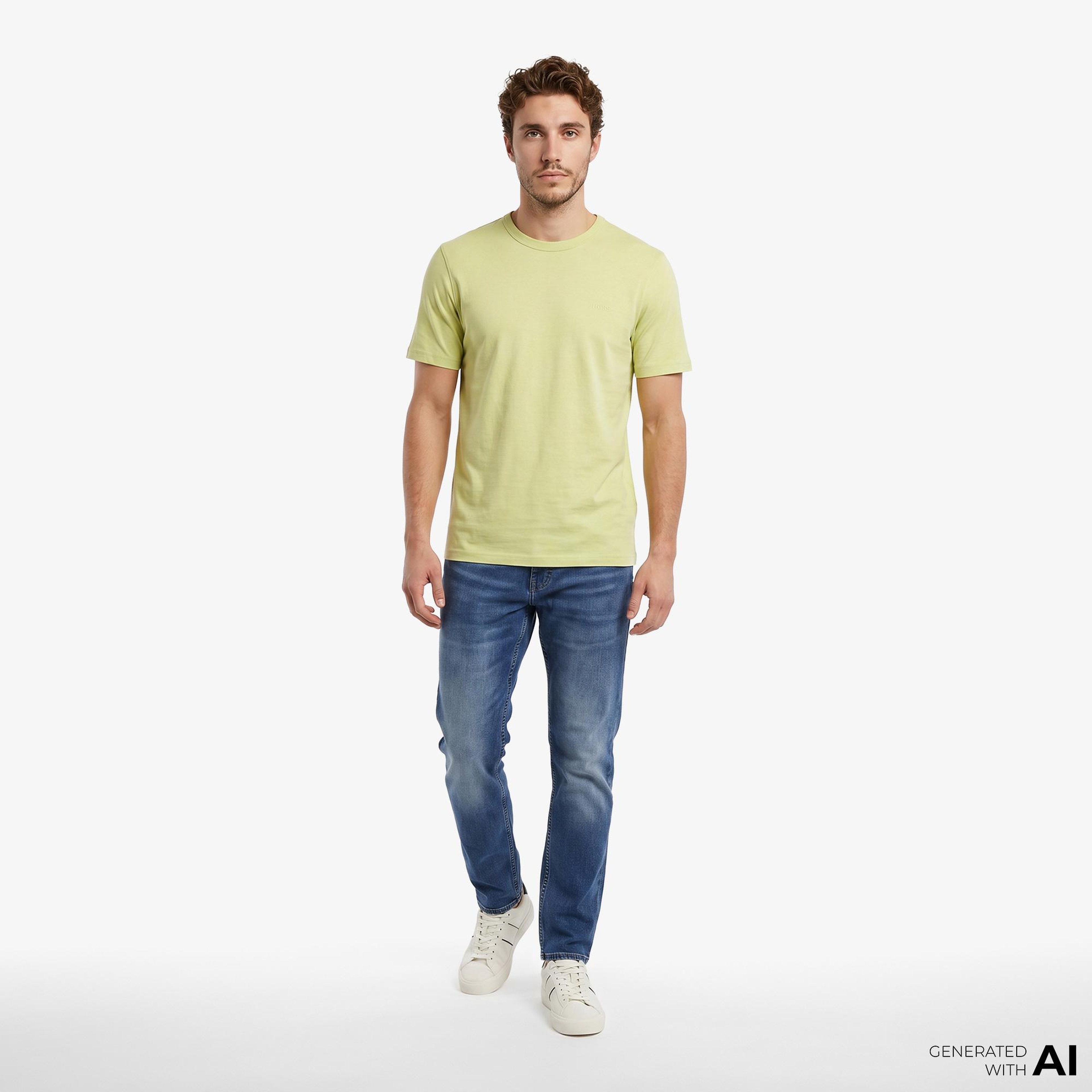 Boss Tegood Erkek Bej T-Shirt