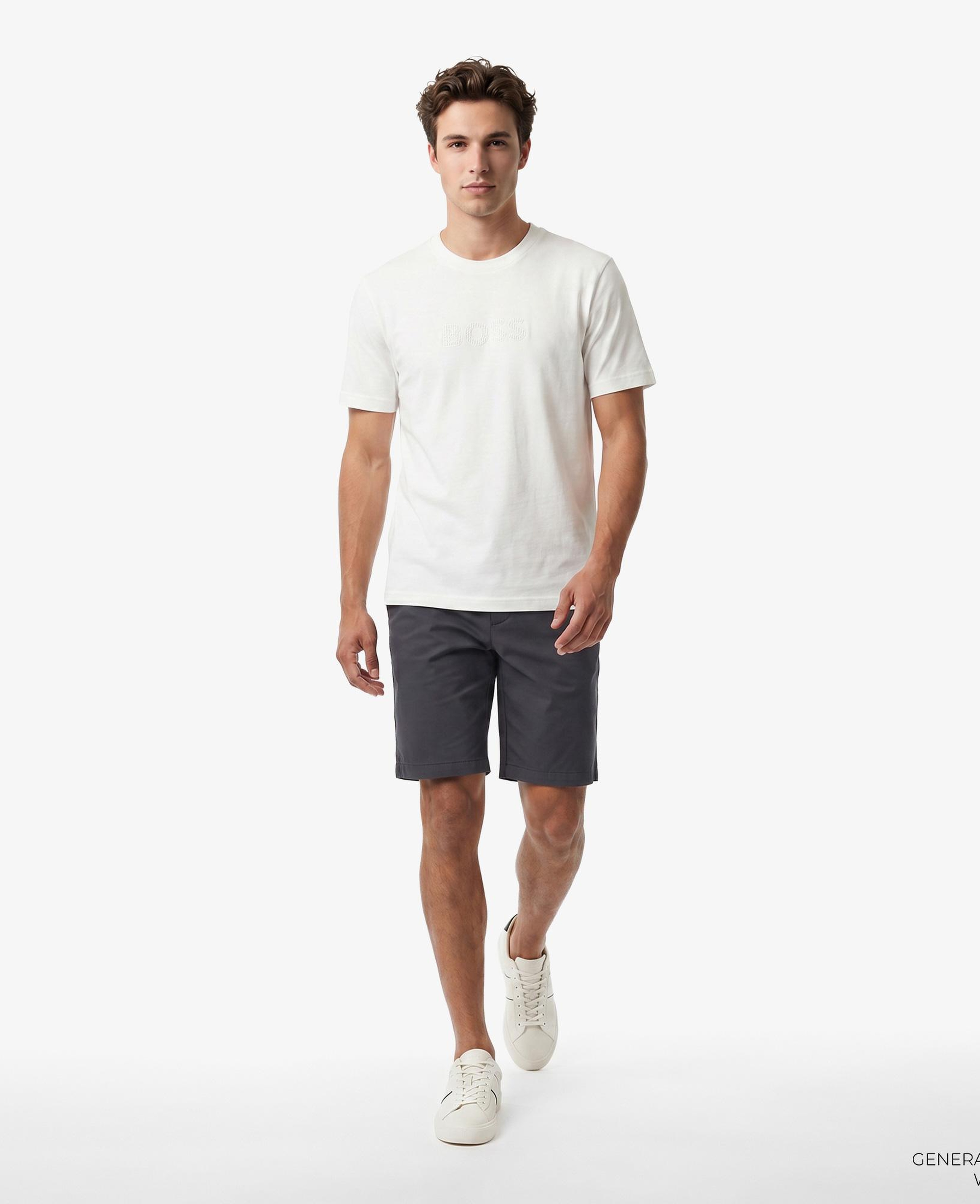 Boss Terrace Logo Erkek Beyaz T-Shirt