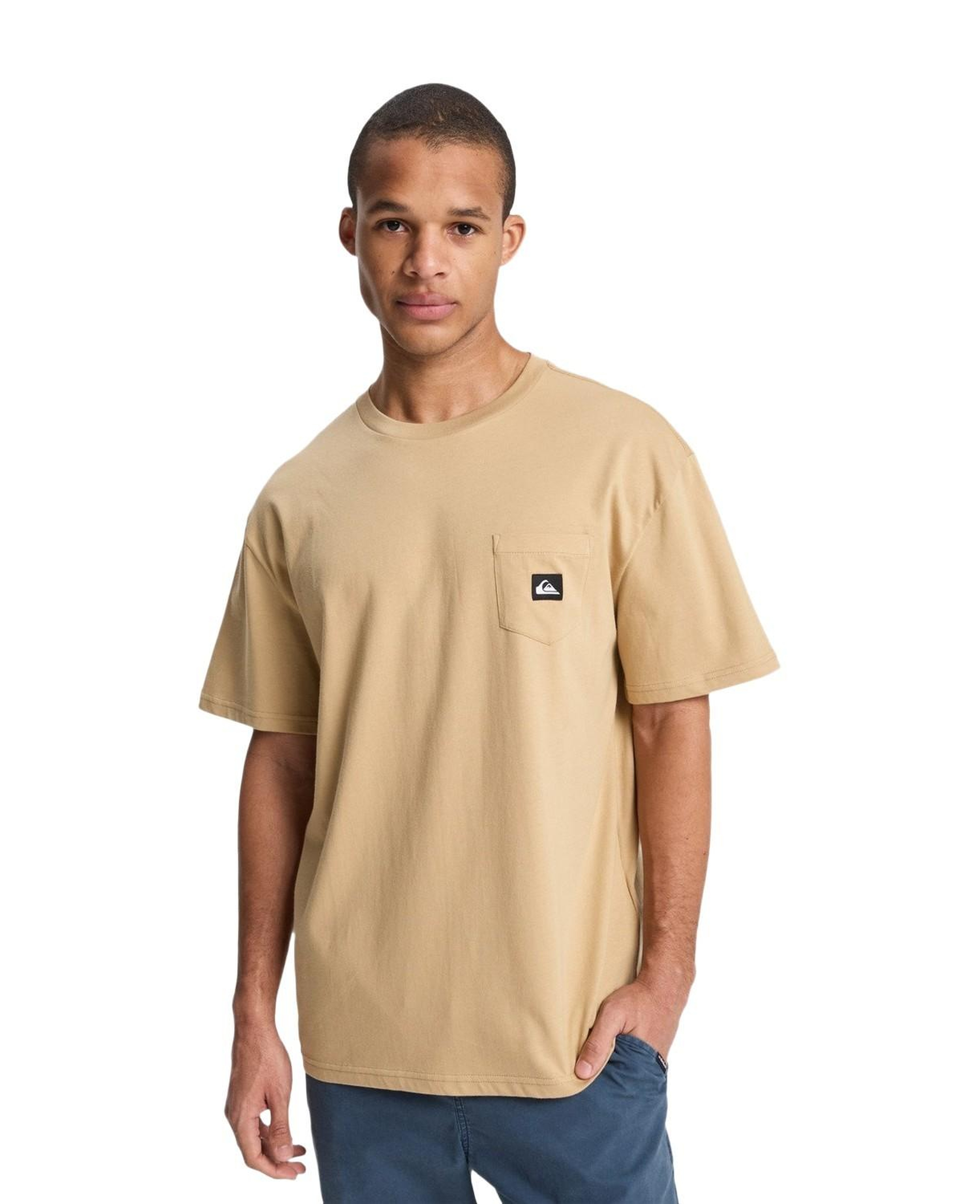 Quiksilver Salt Water Pock Erkek Bej Tişört