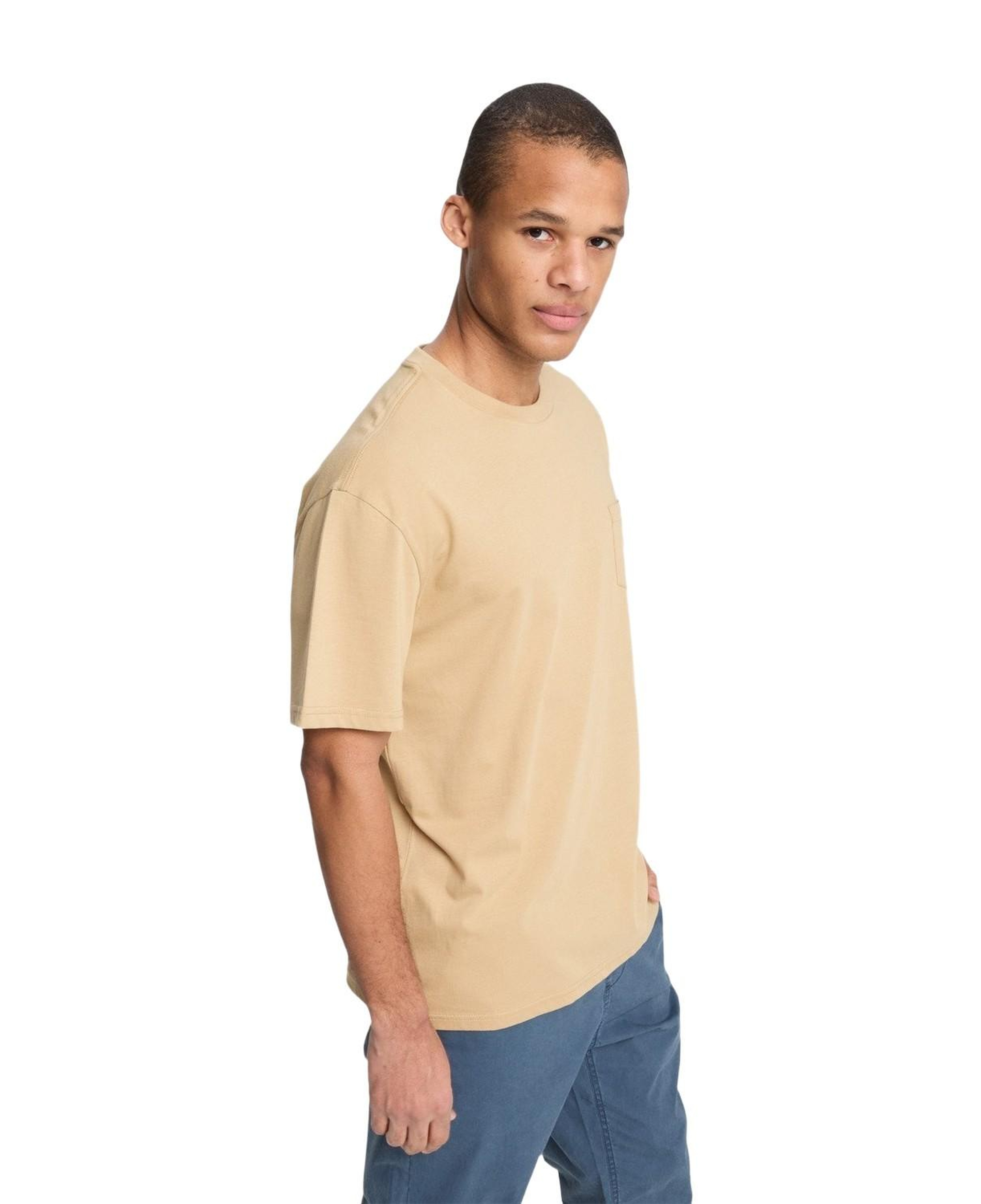 Quiksilver Salt Water Pock Erkek Bej Tişört
