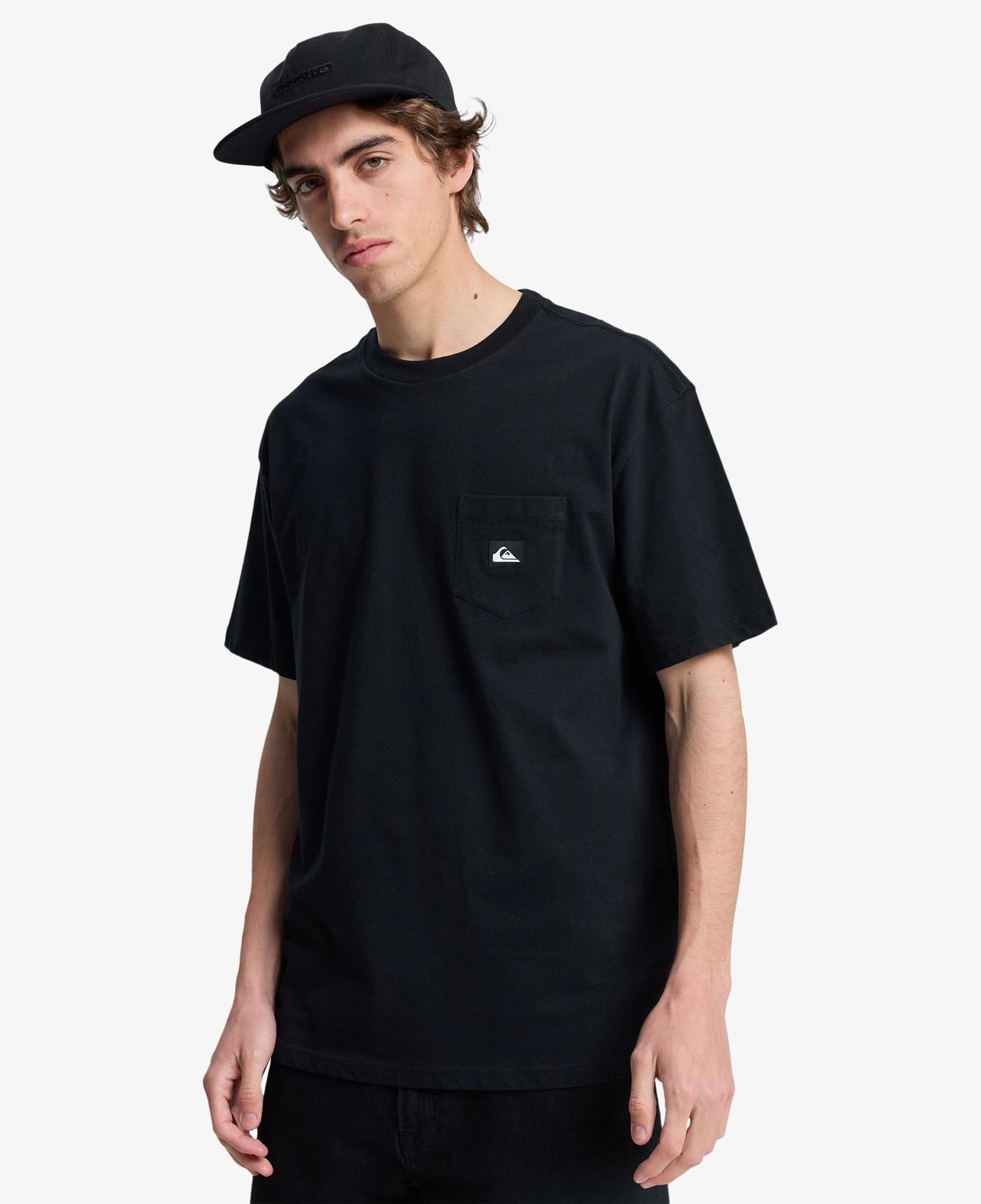 Quiksilver Salt Water Pock Erkek Siyah T-Shirt