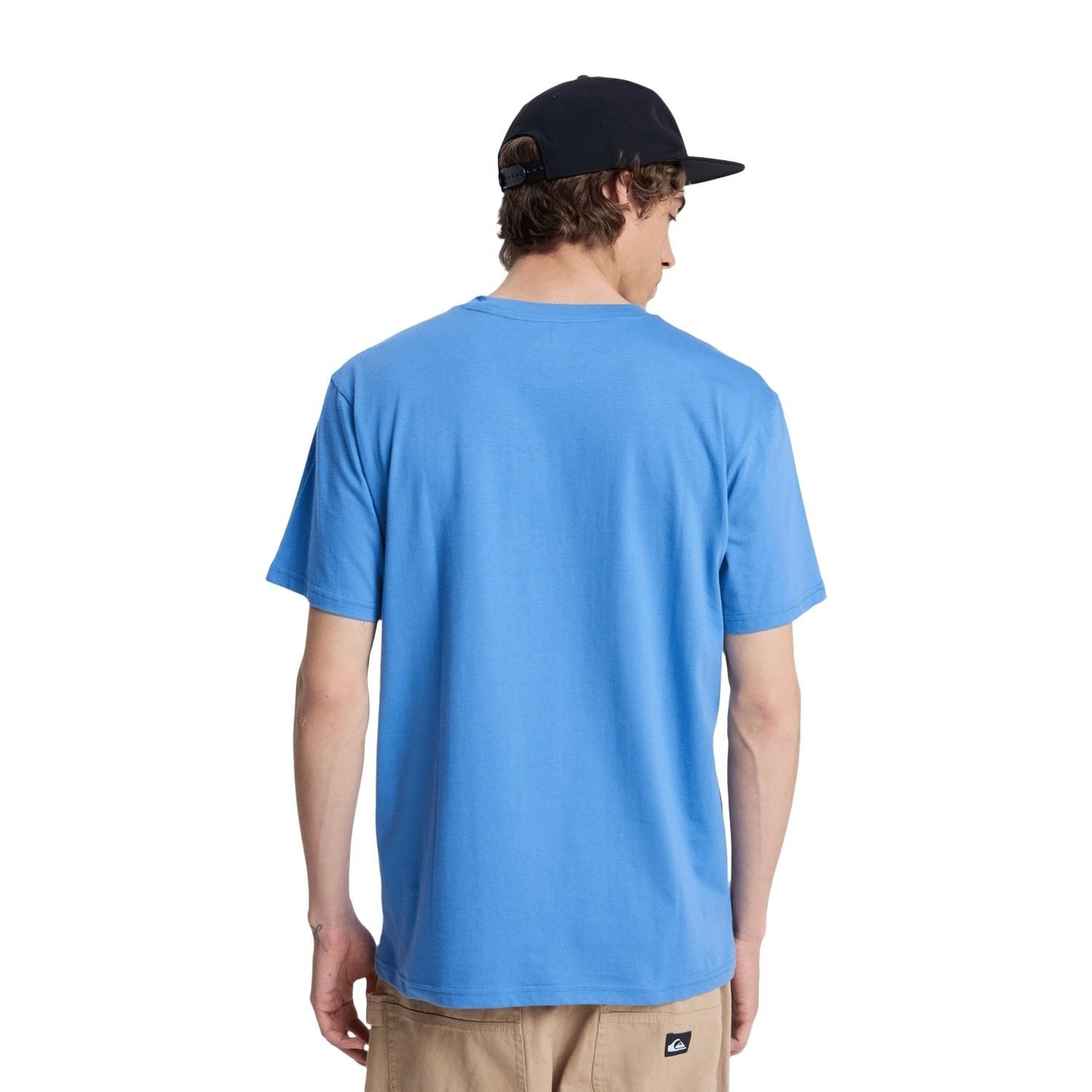 Quiksilver Basicscreenssym Erkek Mavi Tişört