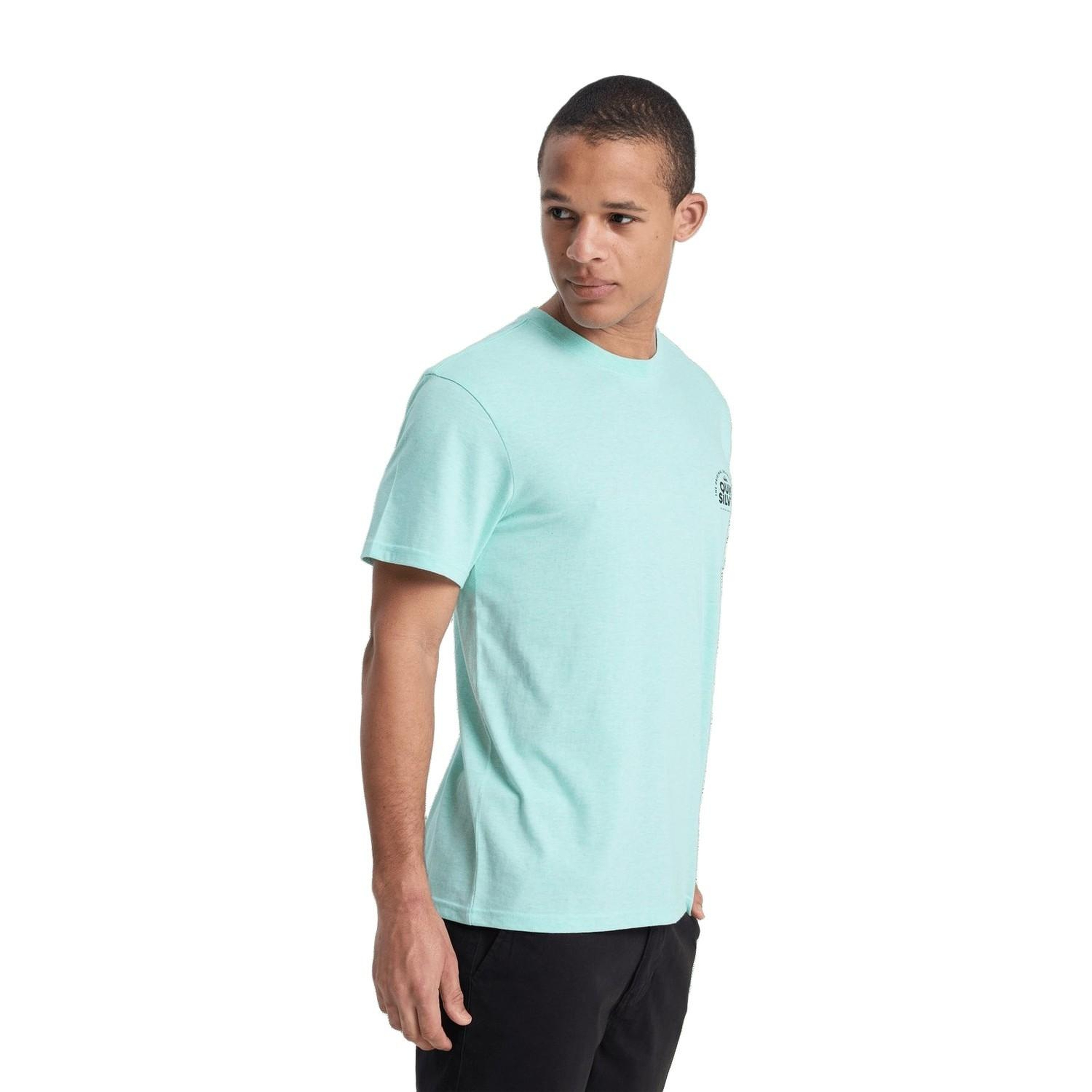 Quiksilver Dola Slub Te Erkek Mavi Tişört