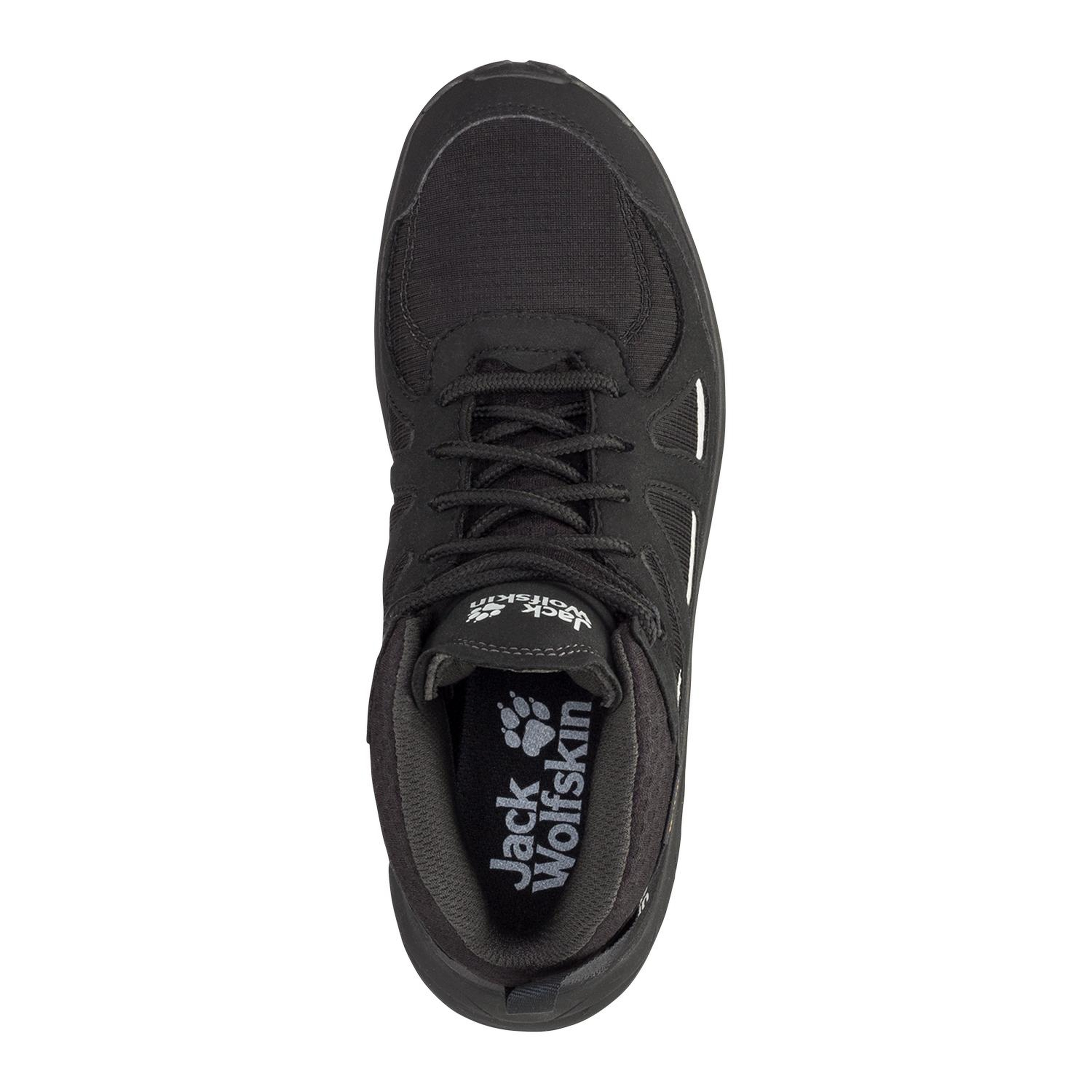 Jack Wolfskin Woodland 2 Texapore Mid Kadın Siyah Bot