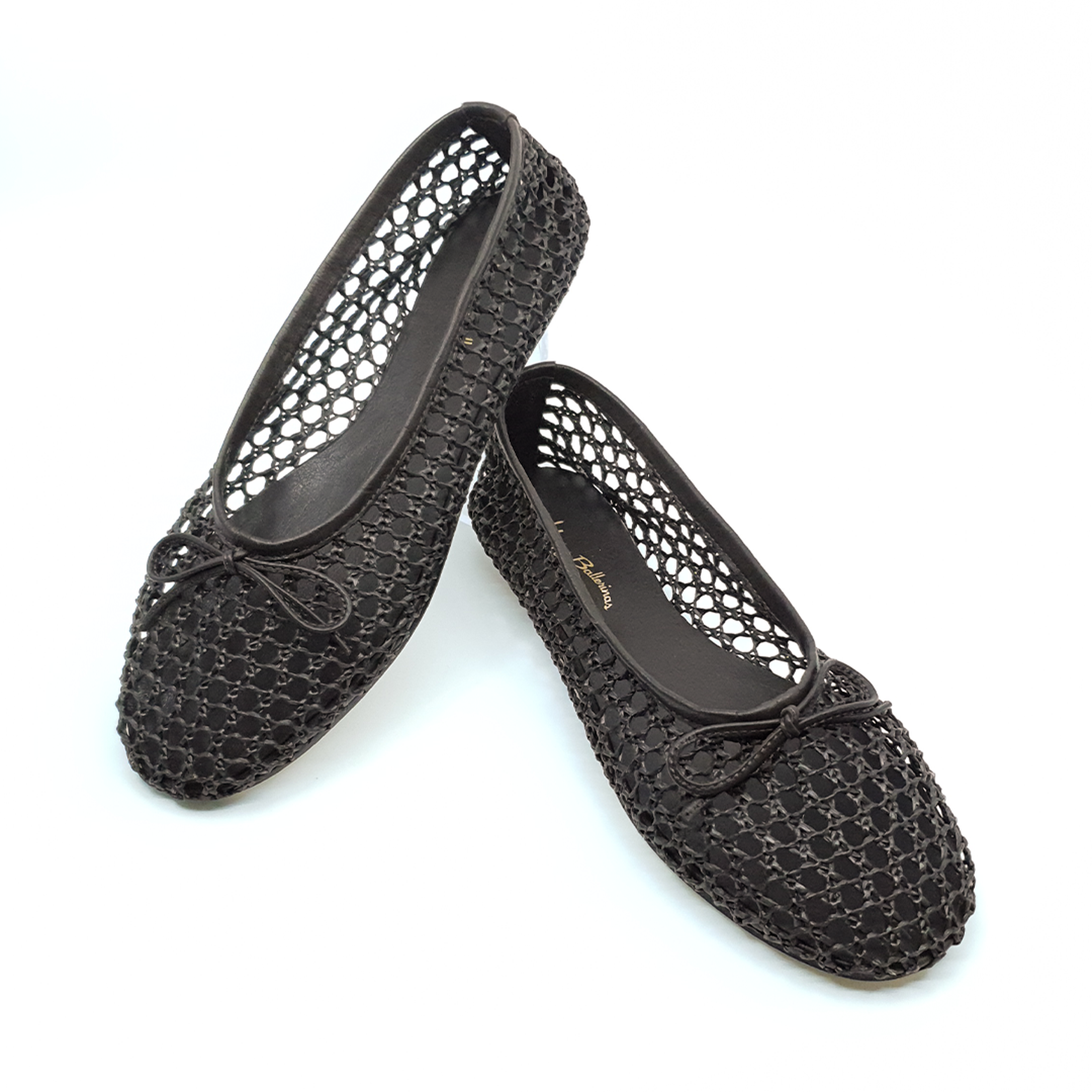Viva - Kahverengi Örgü Barefoot Babet Ayakkabı