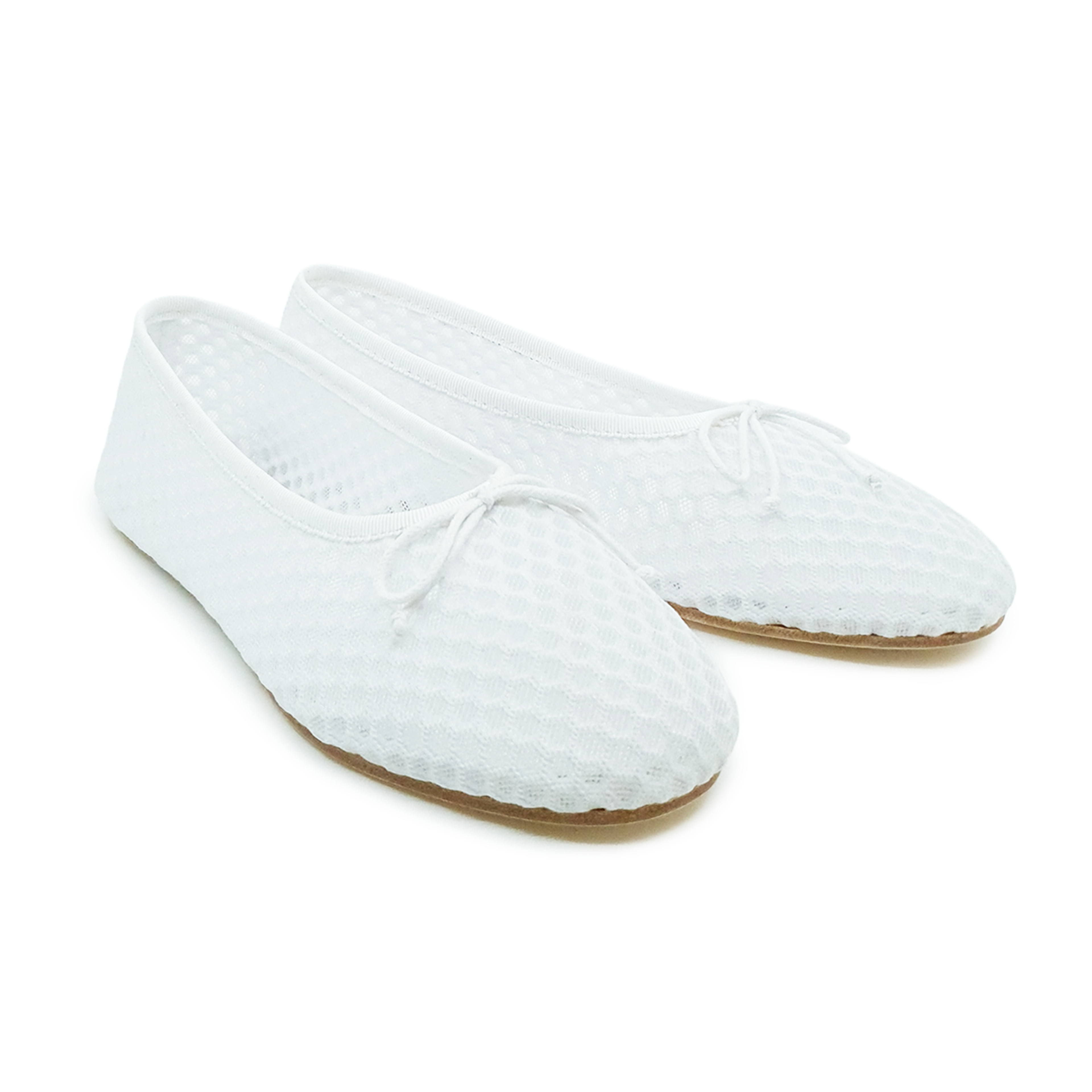 Lora - Beyaz File Barefoot Babet Ayakkabı