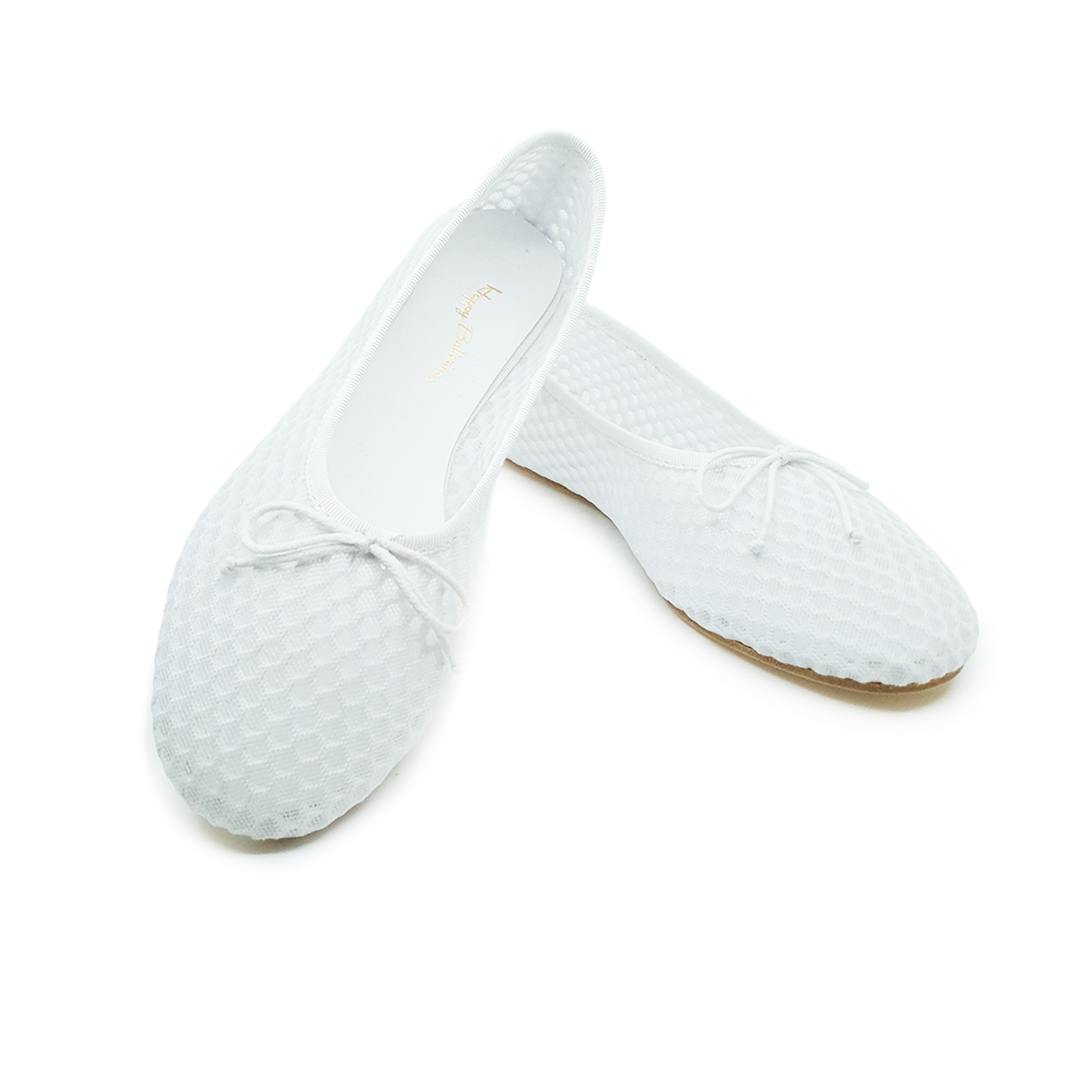 Lora - Beyaz File Barefoot Babet Ayakkabı