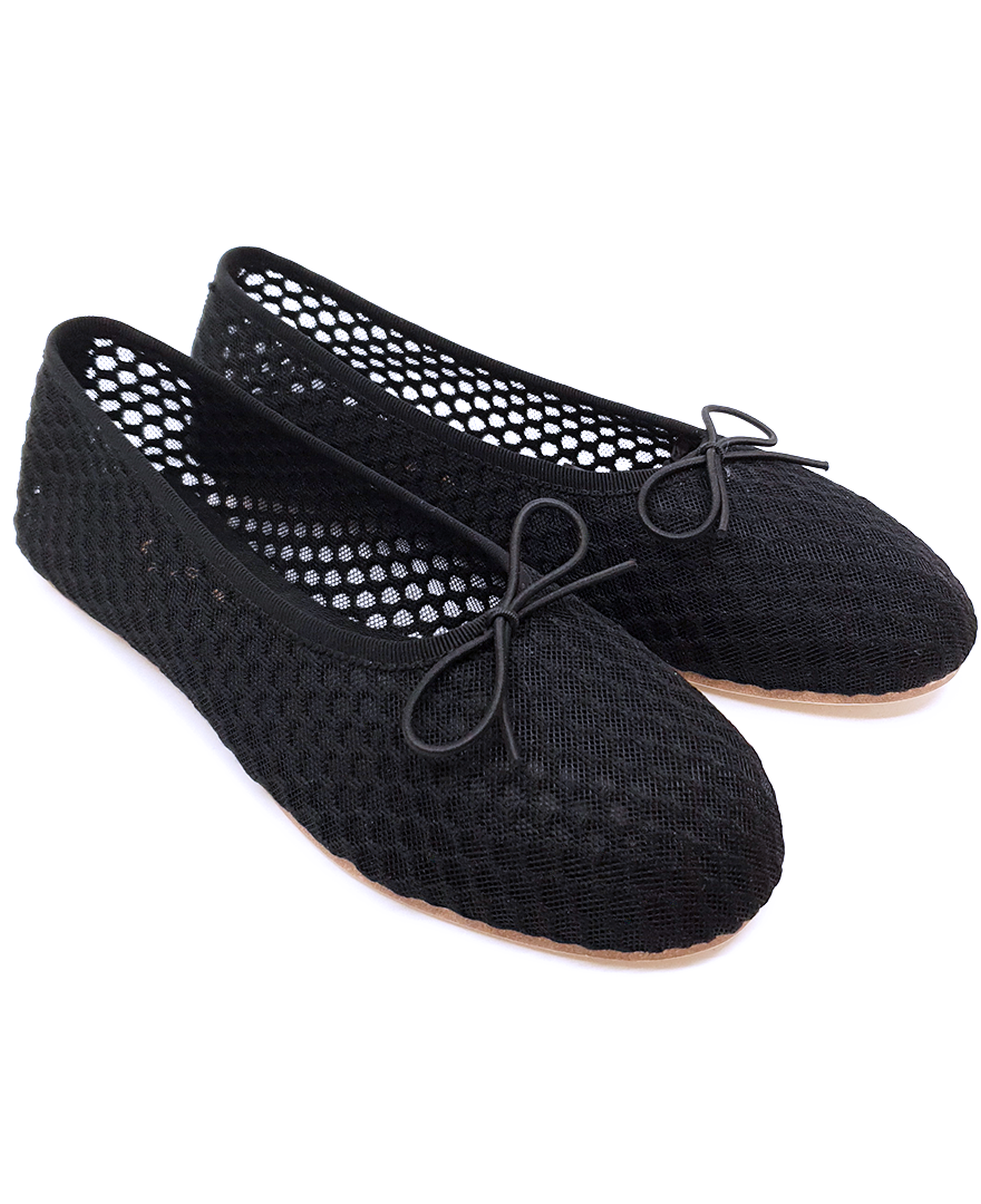 Lora - Siyah File Barefoot Babet Ayakkabı