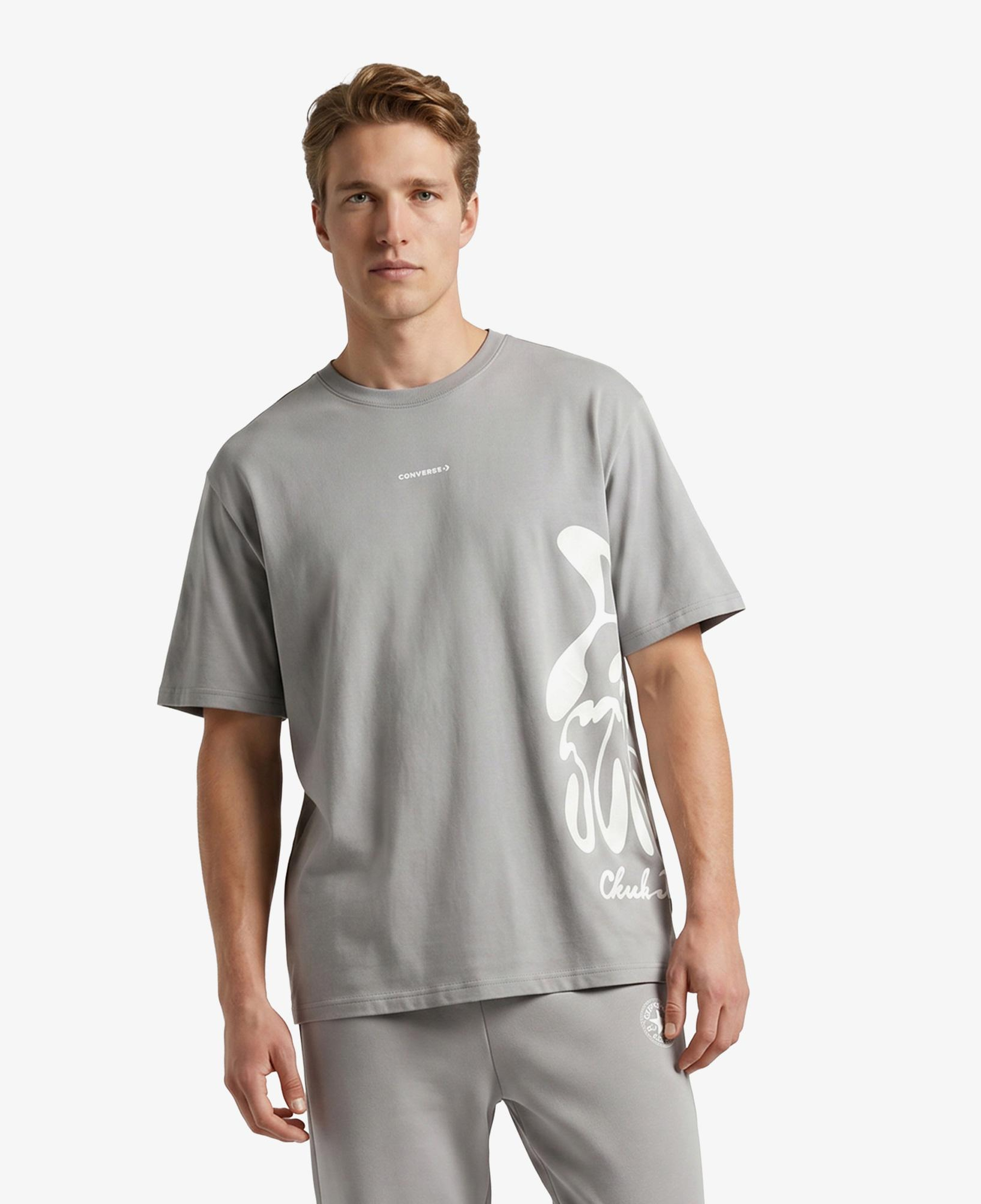 Converse Erkek Gri T-Shirt