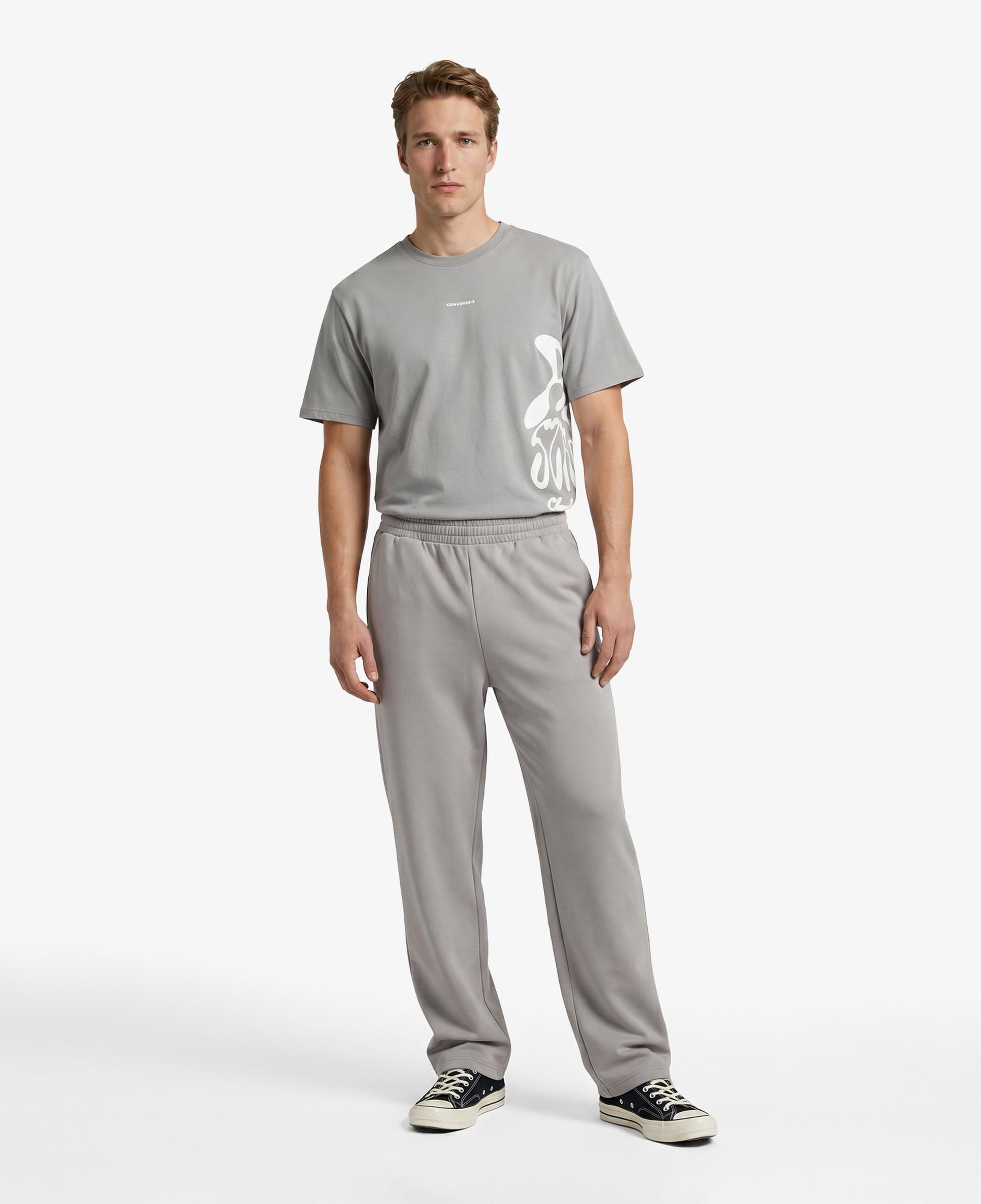 Converse Erkek Gri T-Shirt
