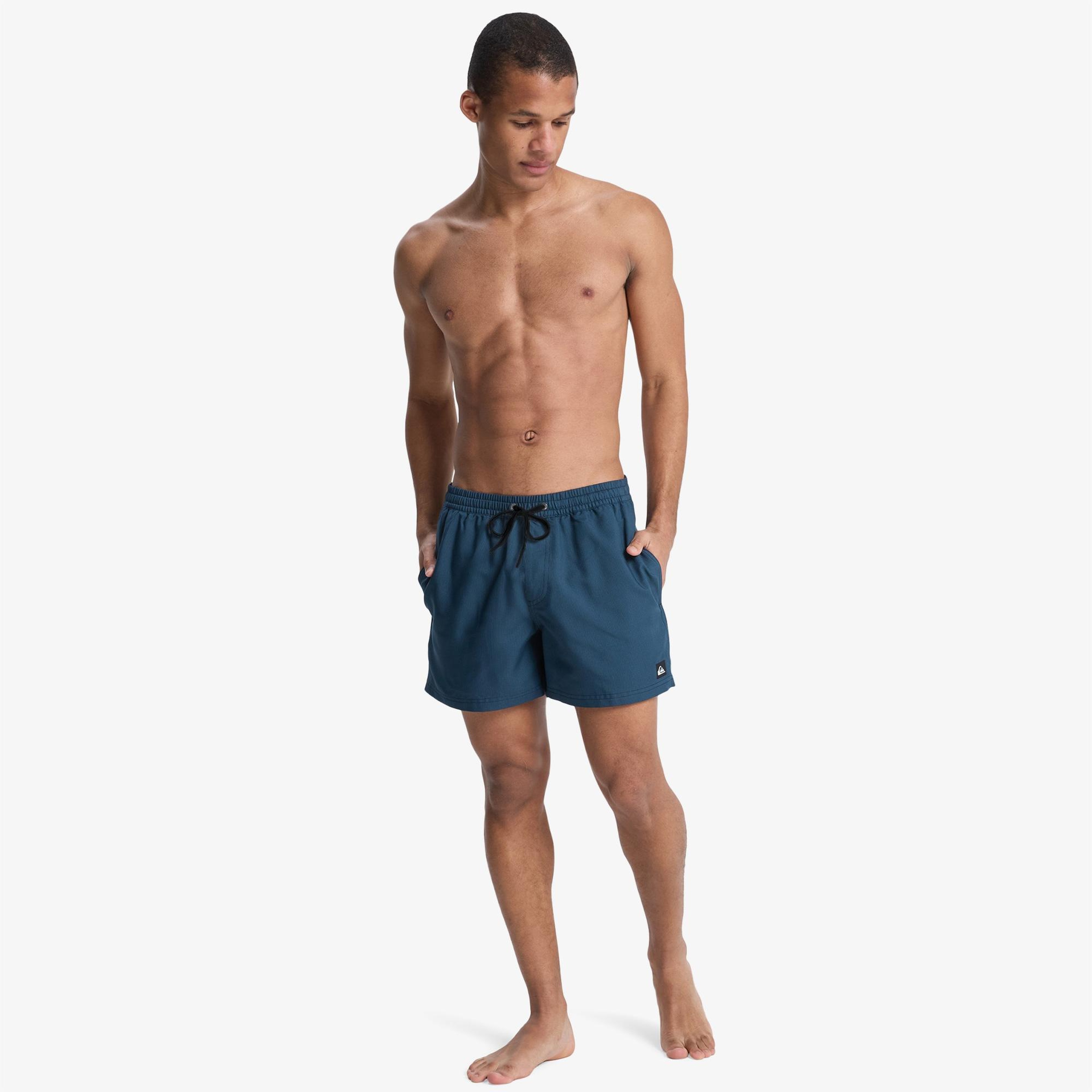 Quiksilver Everyday Deluxe Volley 15 Erkek Mavi Deniz Şortu