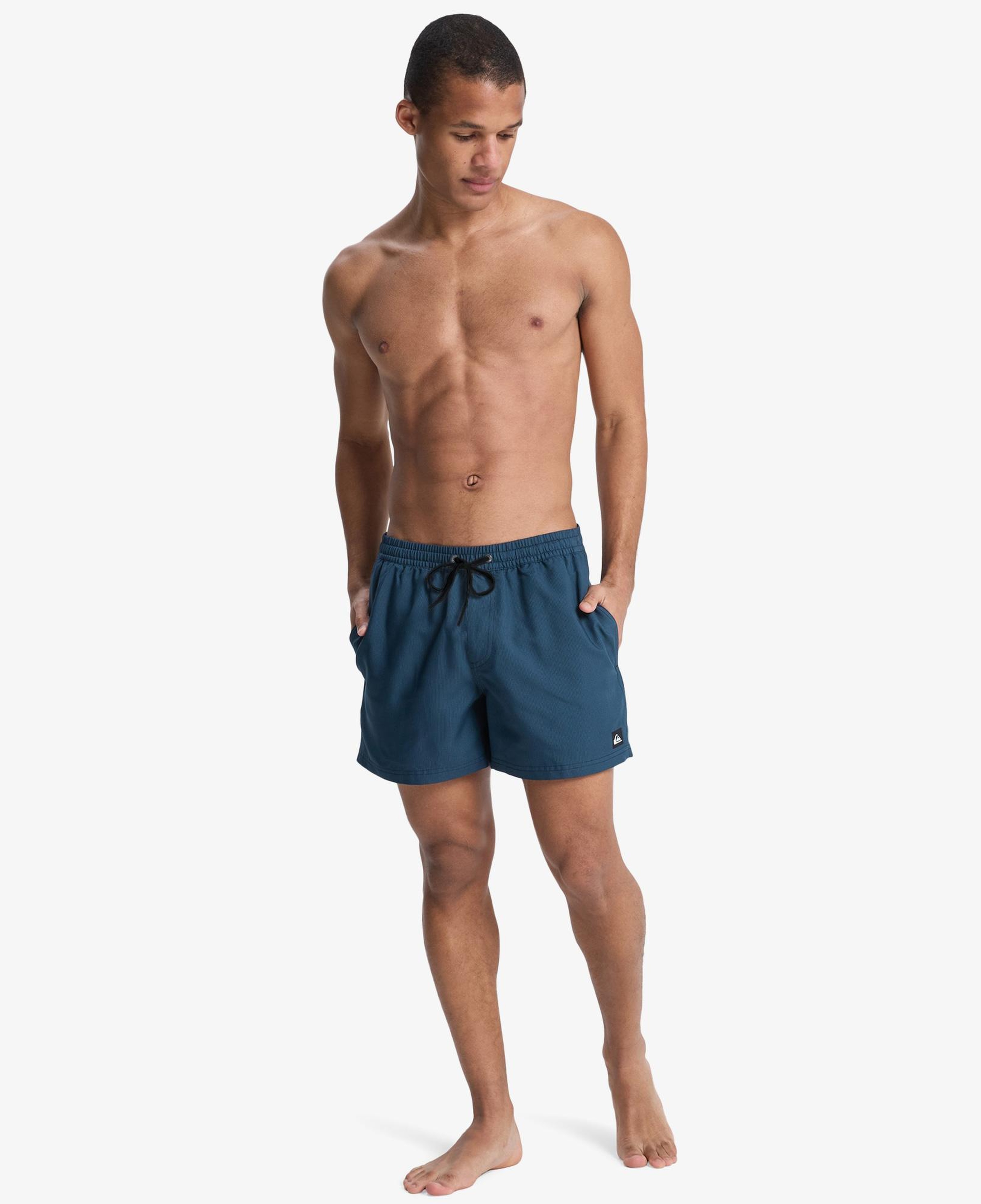 Quiksilver Everyday Deluxe Volley 15 Erkek Mavi Deniz Şortu