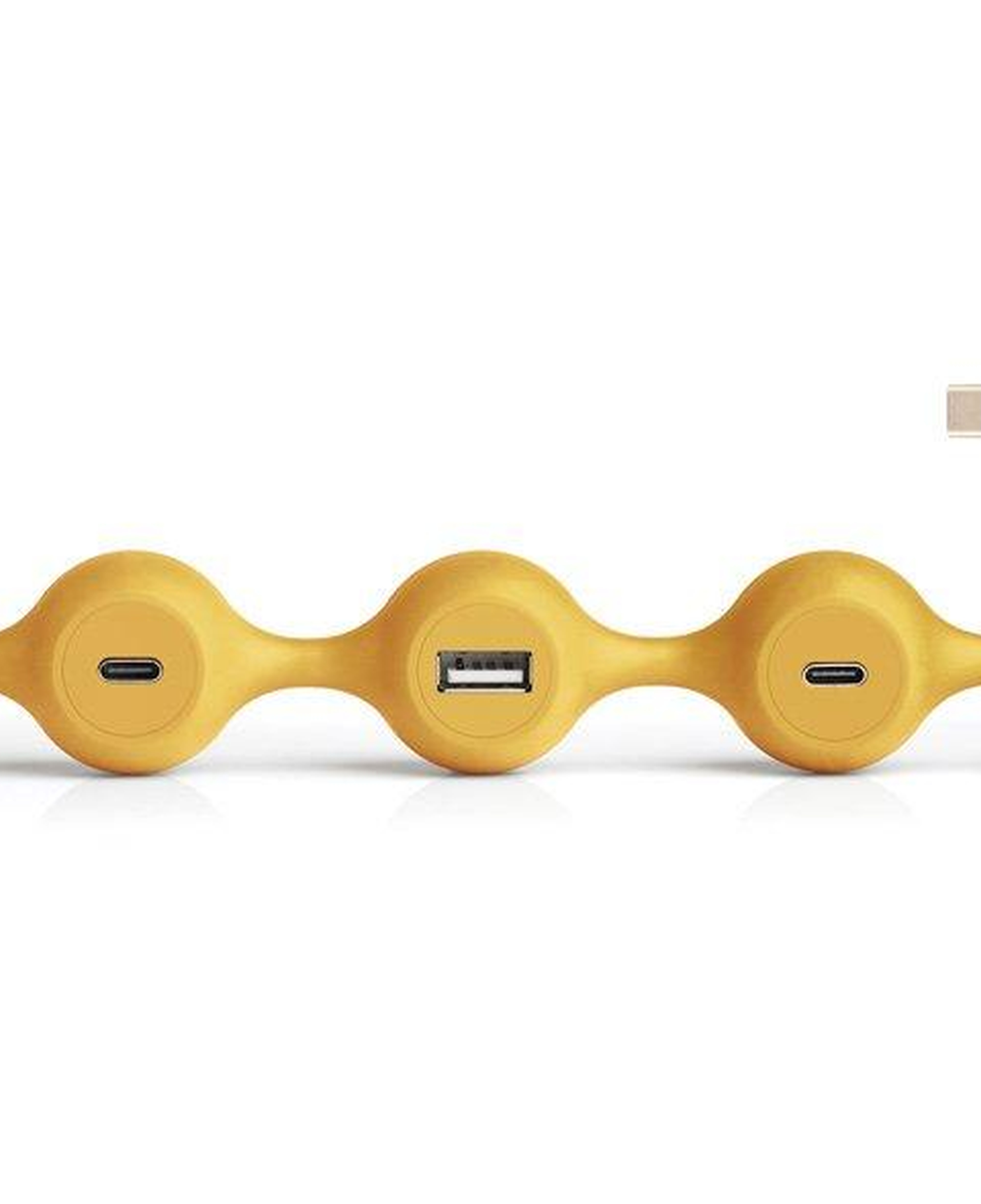 Lexon Peas Hub C USB Çoğaltıcı Sarı