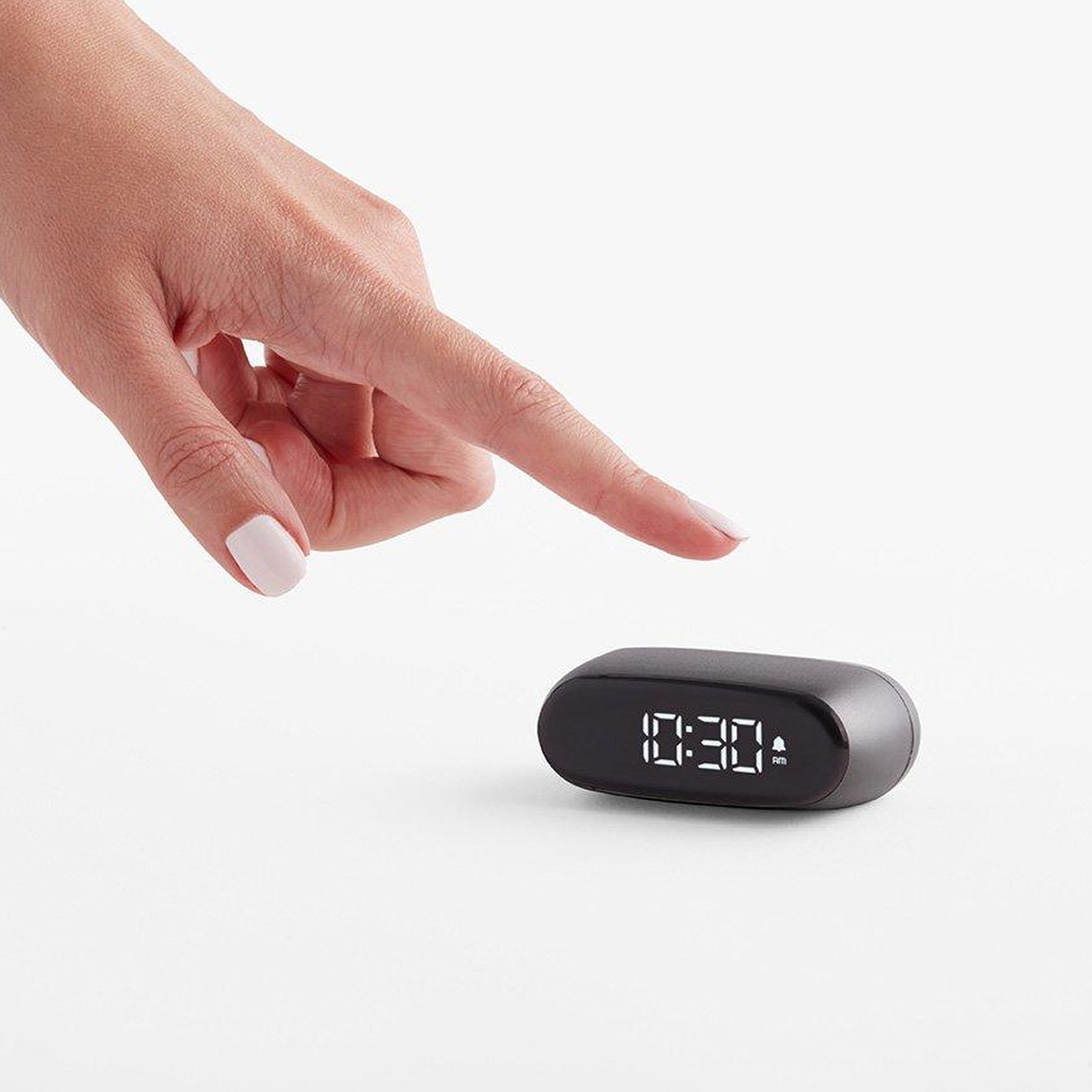 Lexon Minut Alarm Saat Metalik Gri