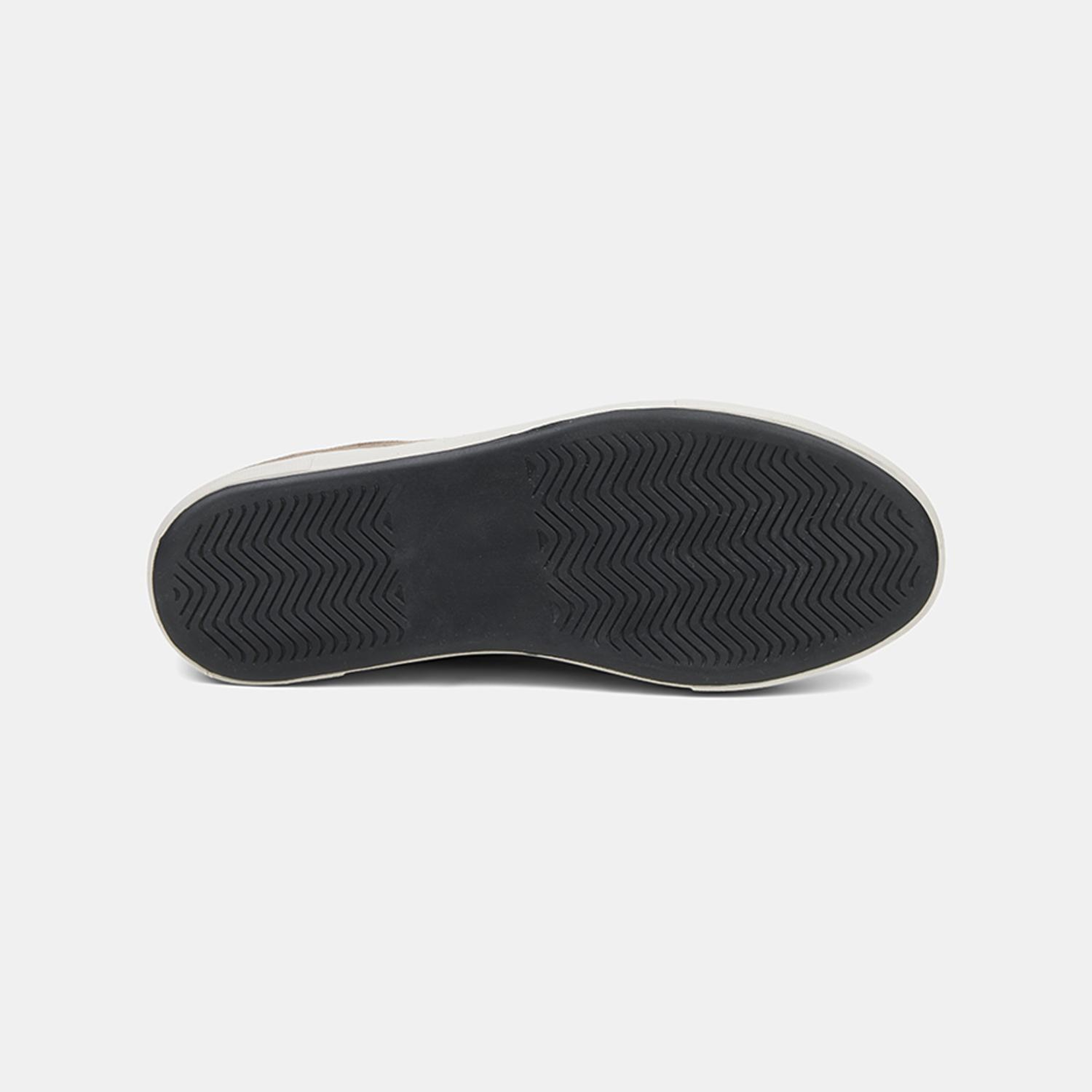 Kadın Vizon Bağcıklı Kalın Tabanlı Süet Deri Sneaker