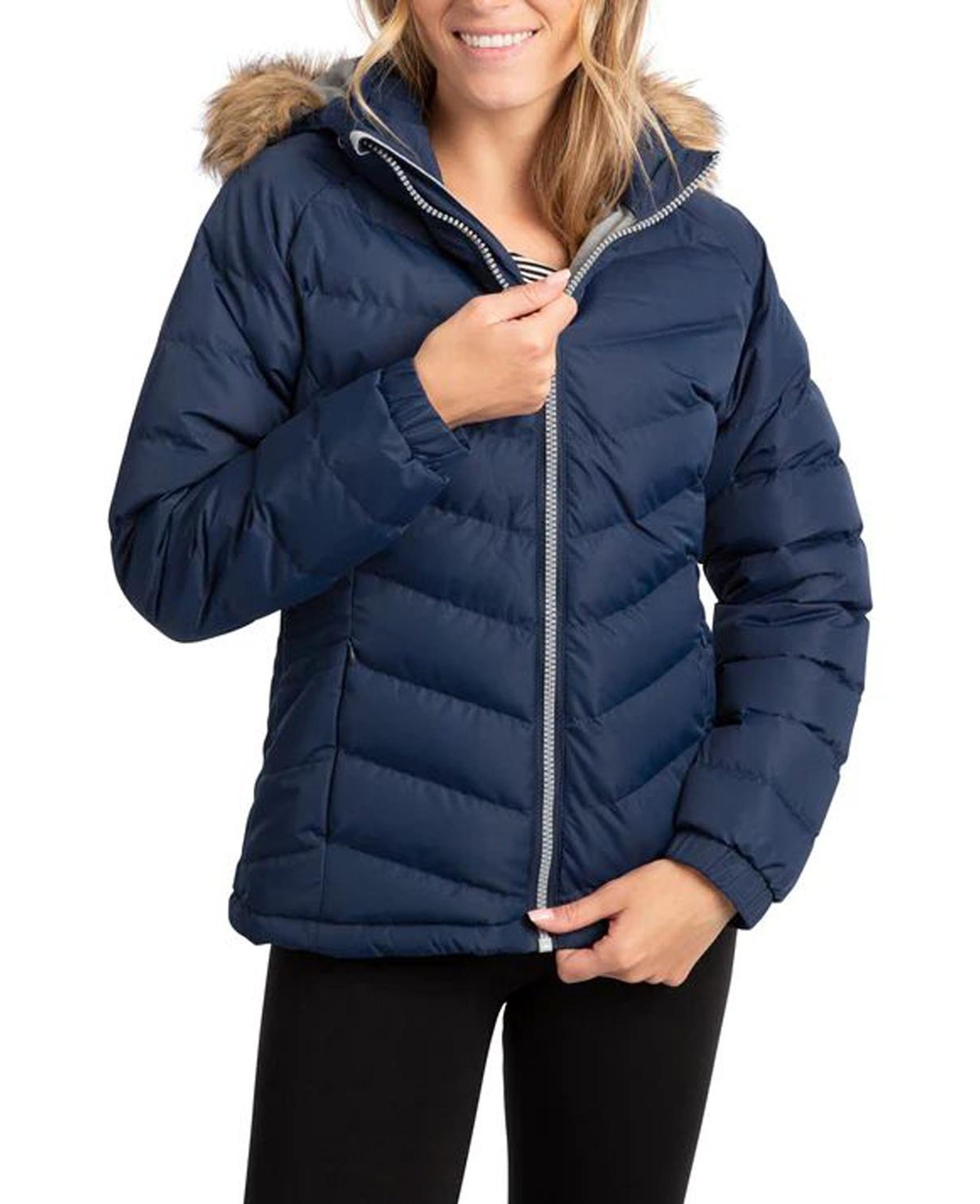 Trespass Nadina - Padded Kadın Mavi Outdoor Ceketi
