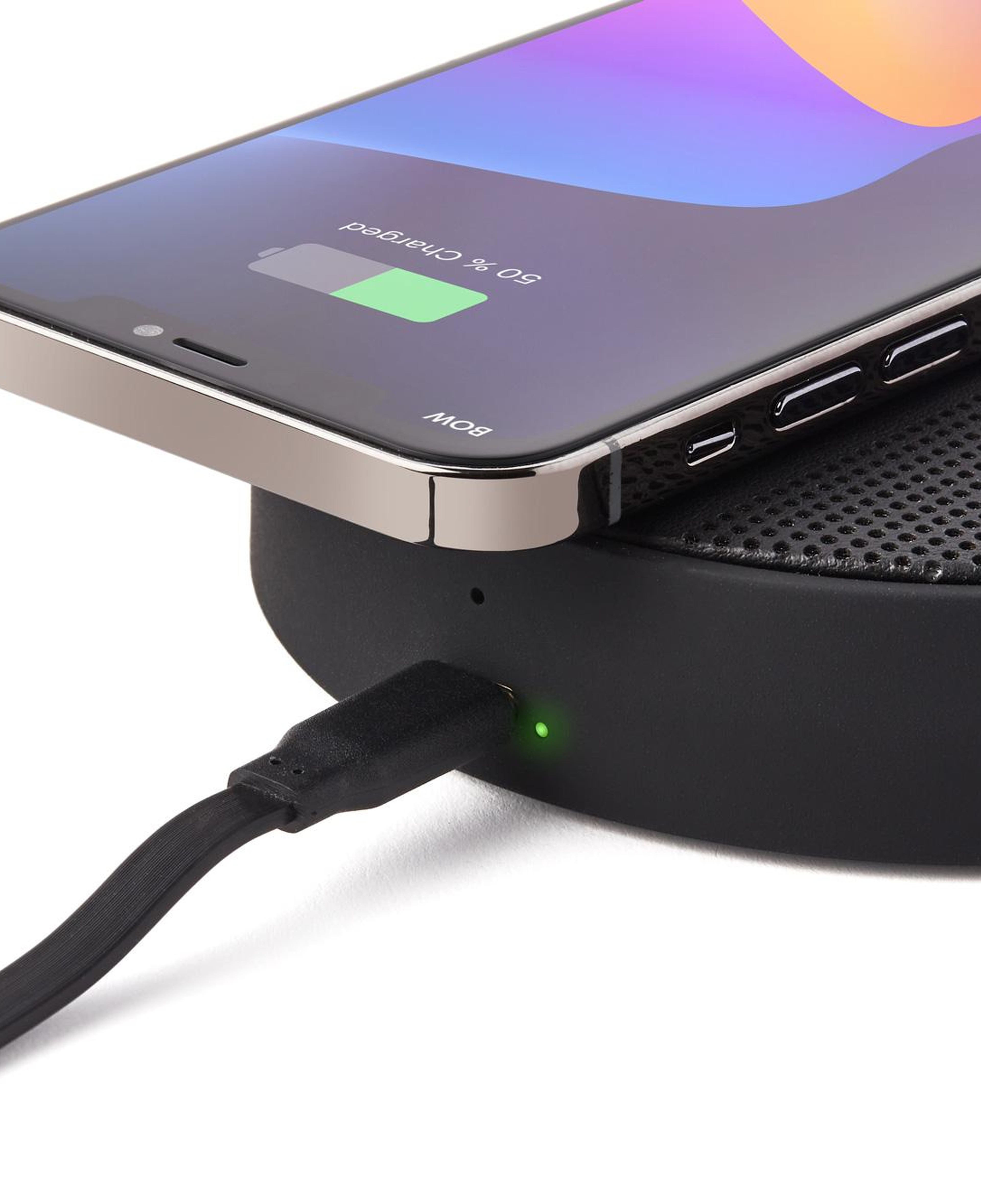 Lexon Oslo Energy + Kablosuz Şarj Cihazı ve Bluetooth Hoparlör Siyah