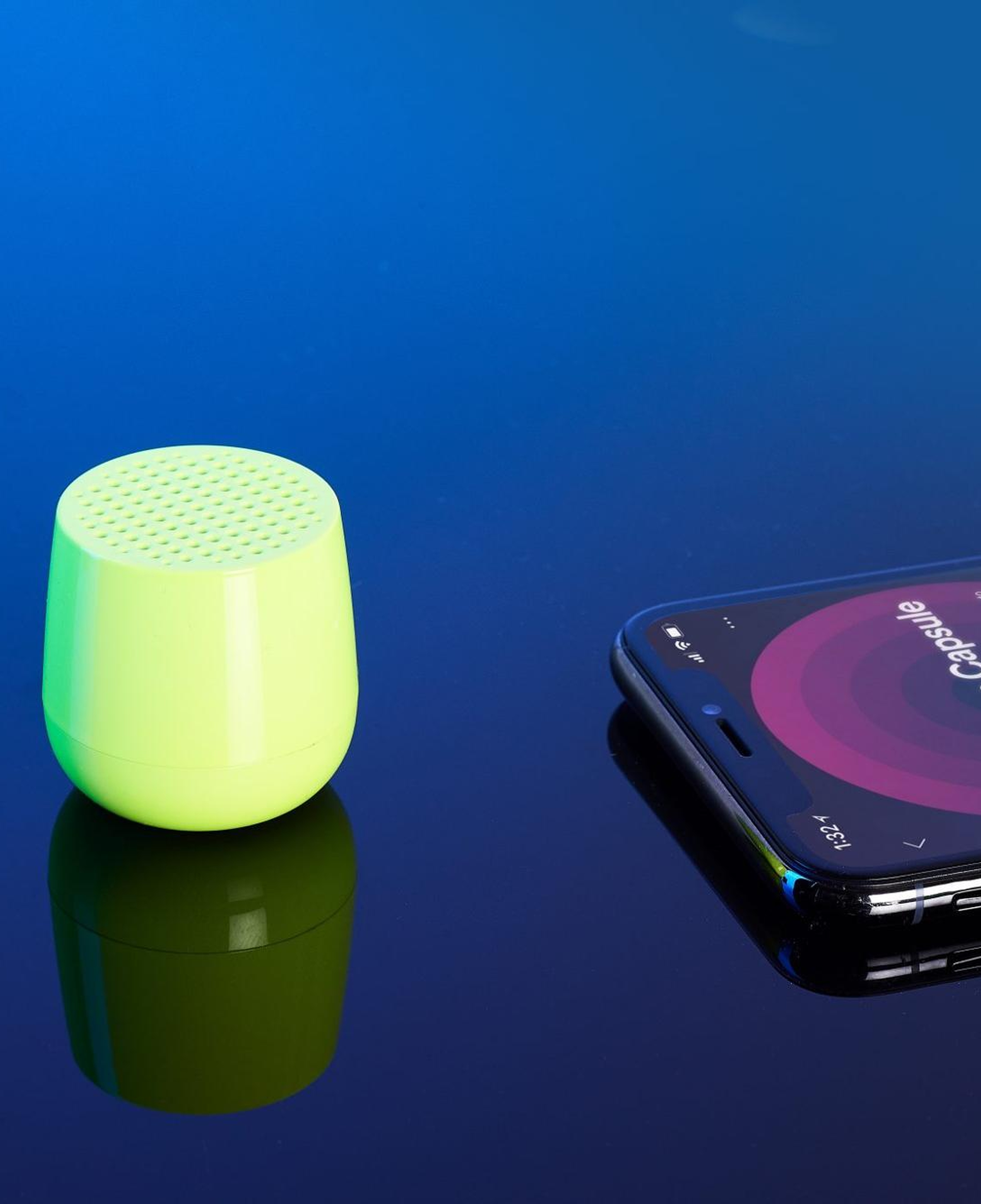 Lexon Mino Bluetooth TWS Hoparlör Fosforlu Sarı
