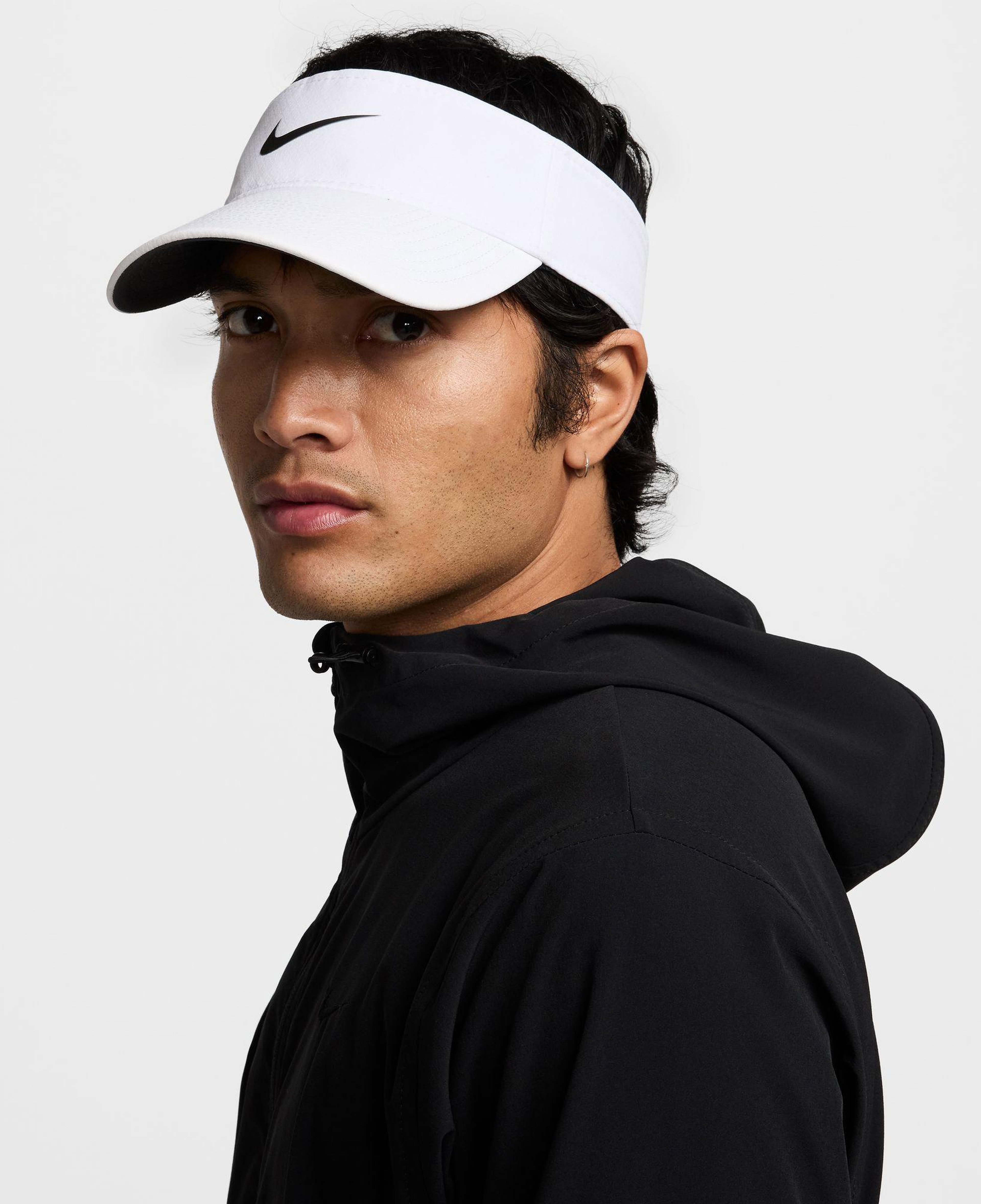 Nike Dri-Fit Ace Visor Unisex Beyaz Tenis Şapkası