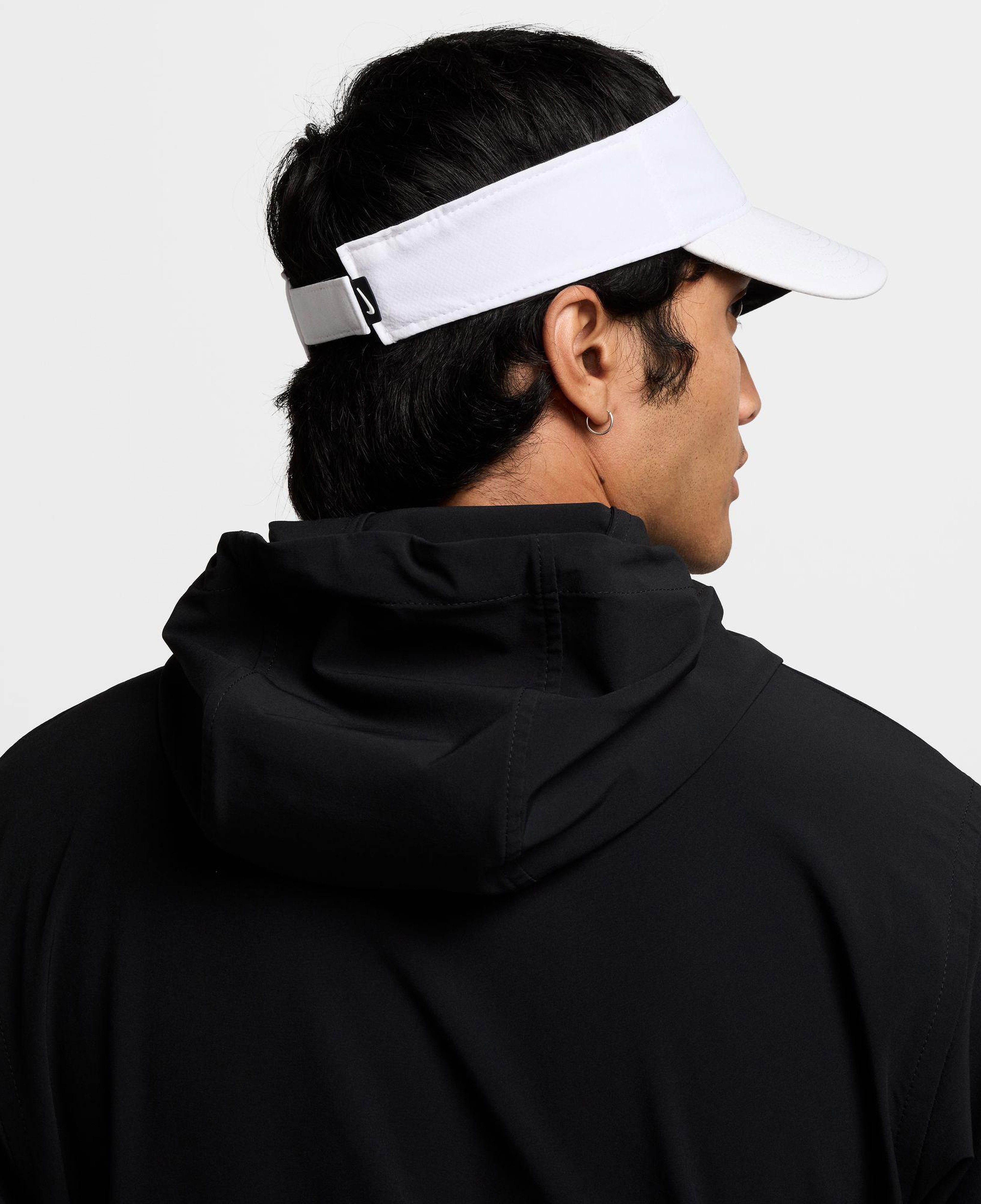 Nike Dri-Fit Ace Visor Unisex Beyaz Tenis Şapkası