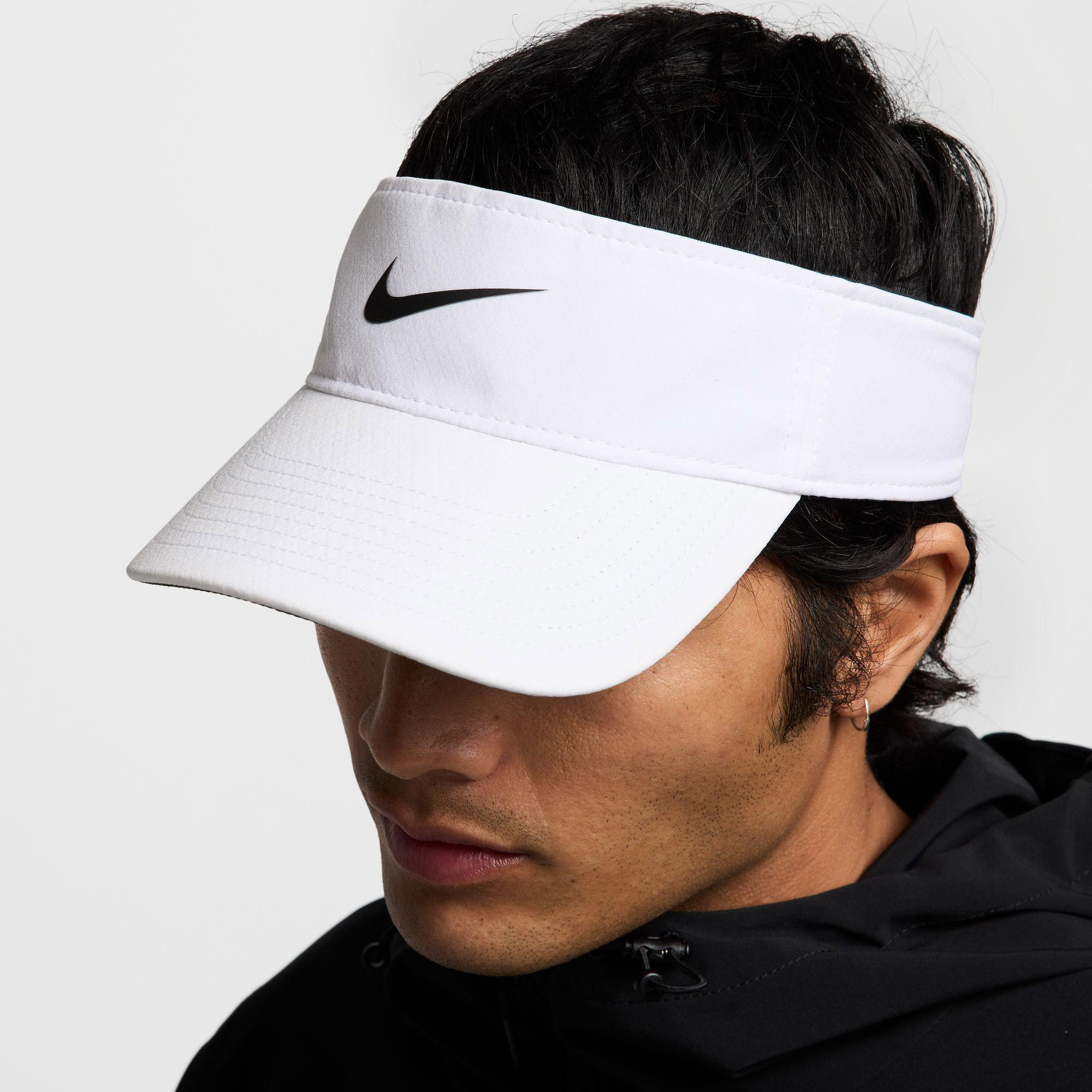 Nike Dri-Fit Ace Visor Unisex Beyaz Tenis Şapkası