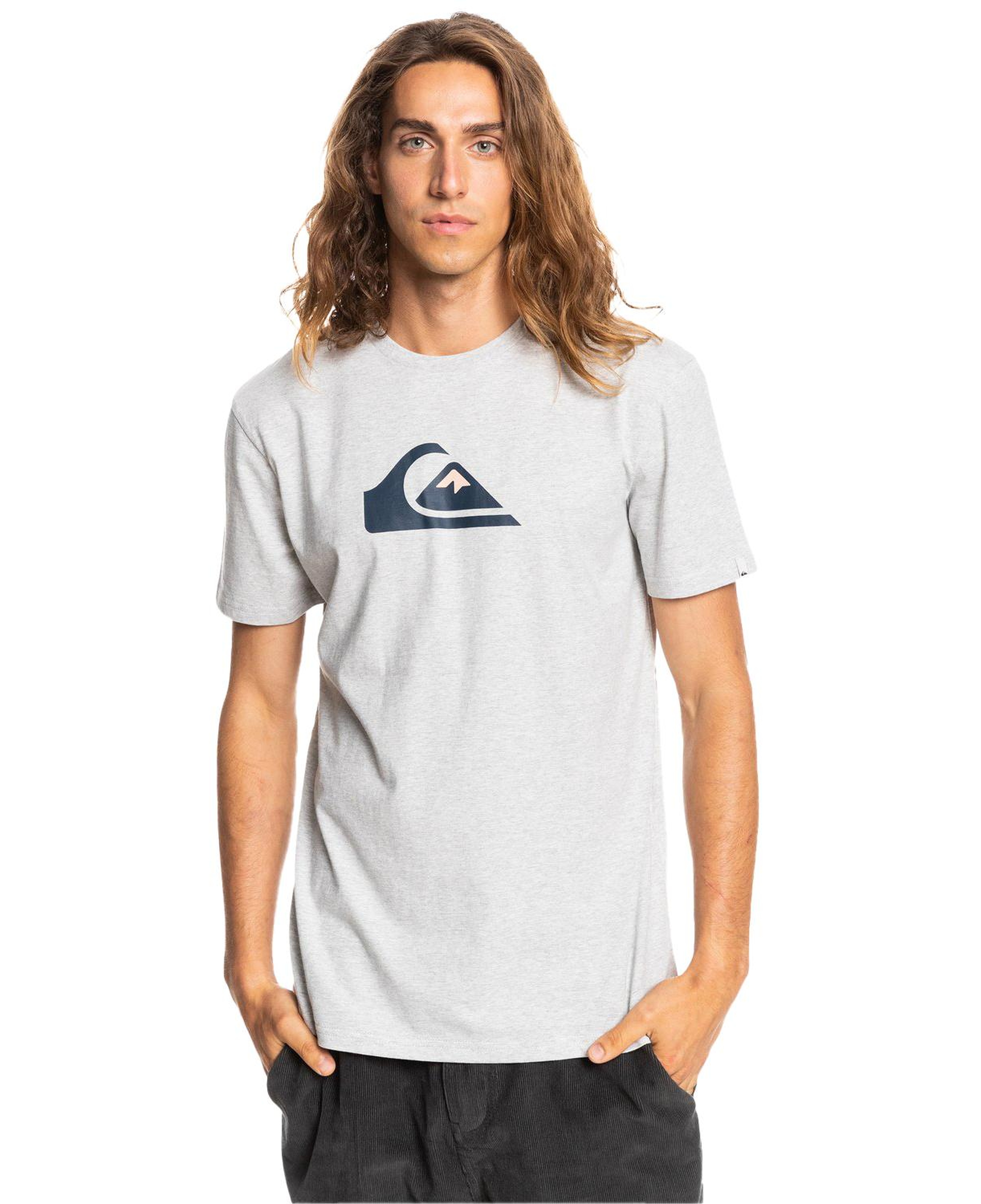 Quiksilver Complogo Erkek Gri Tişört