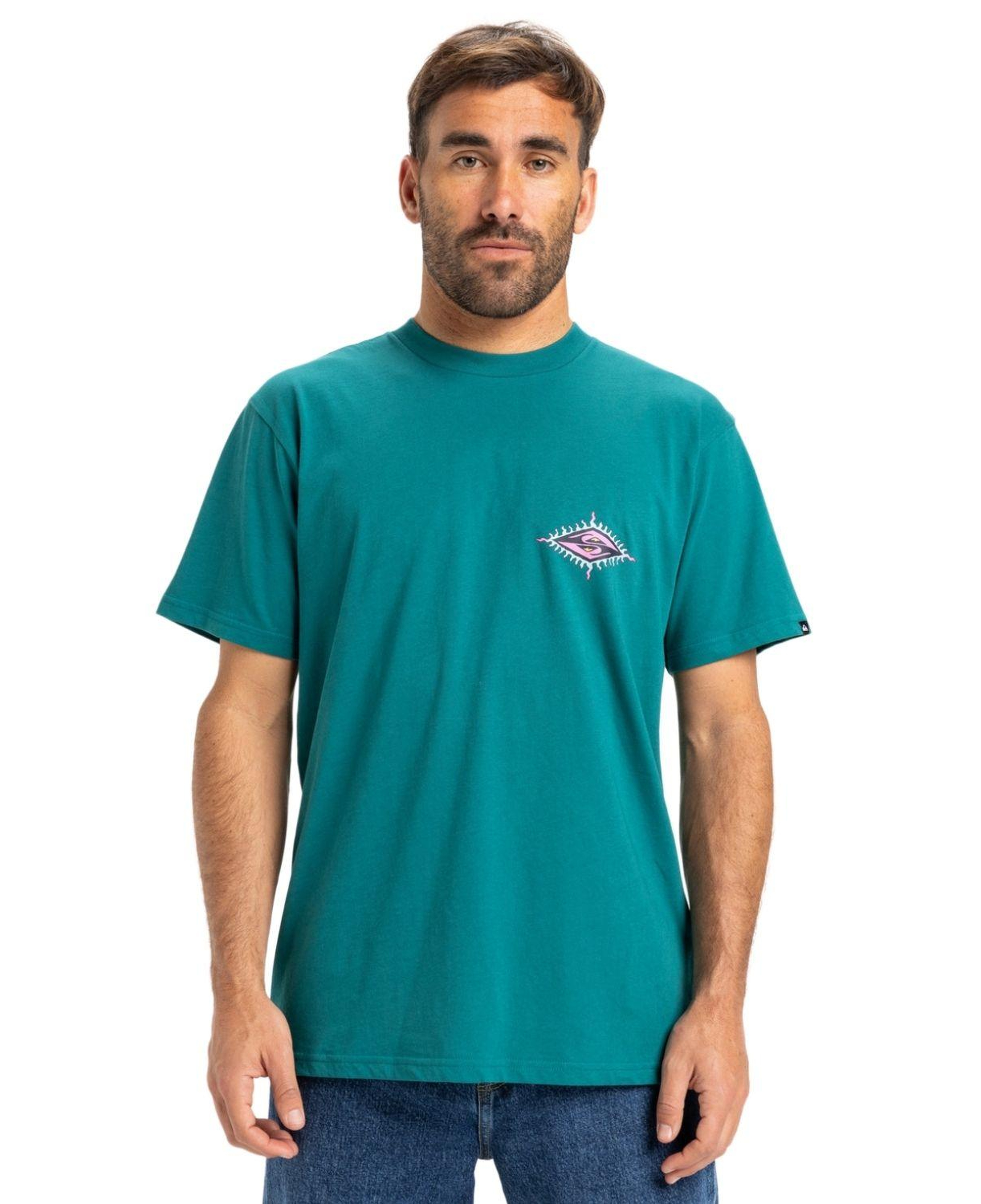 Quiksilver Ev Beach Blast Erkek Yeşil Tişört