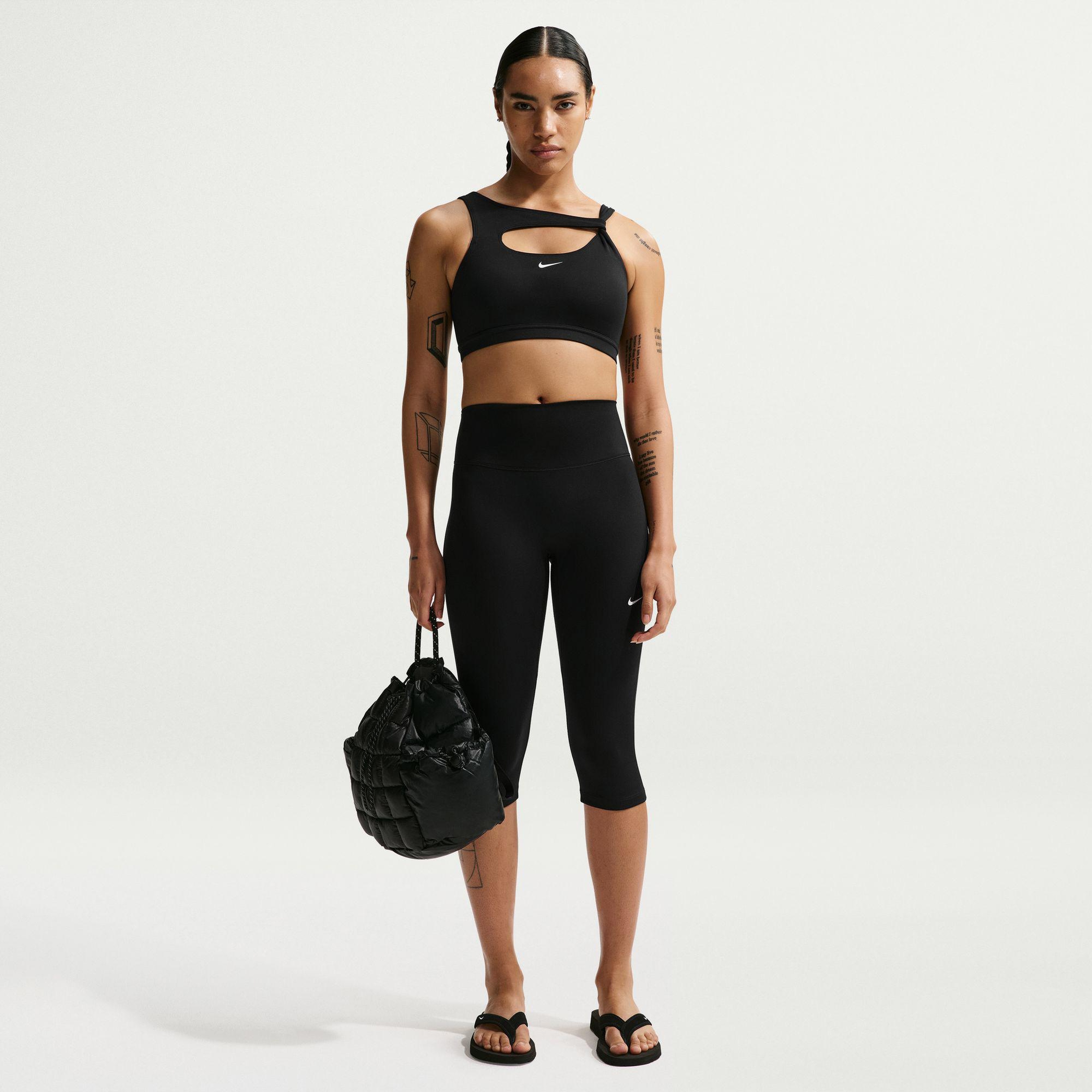 Nike One Medium Support Padded Kadın Siyah Bra