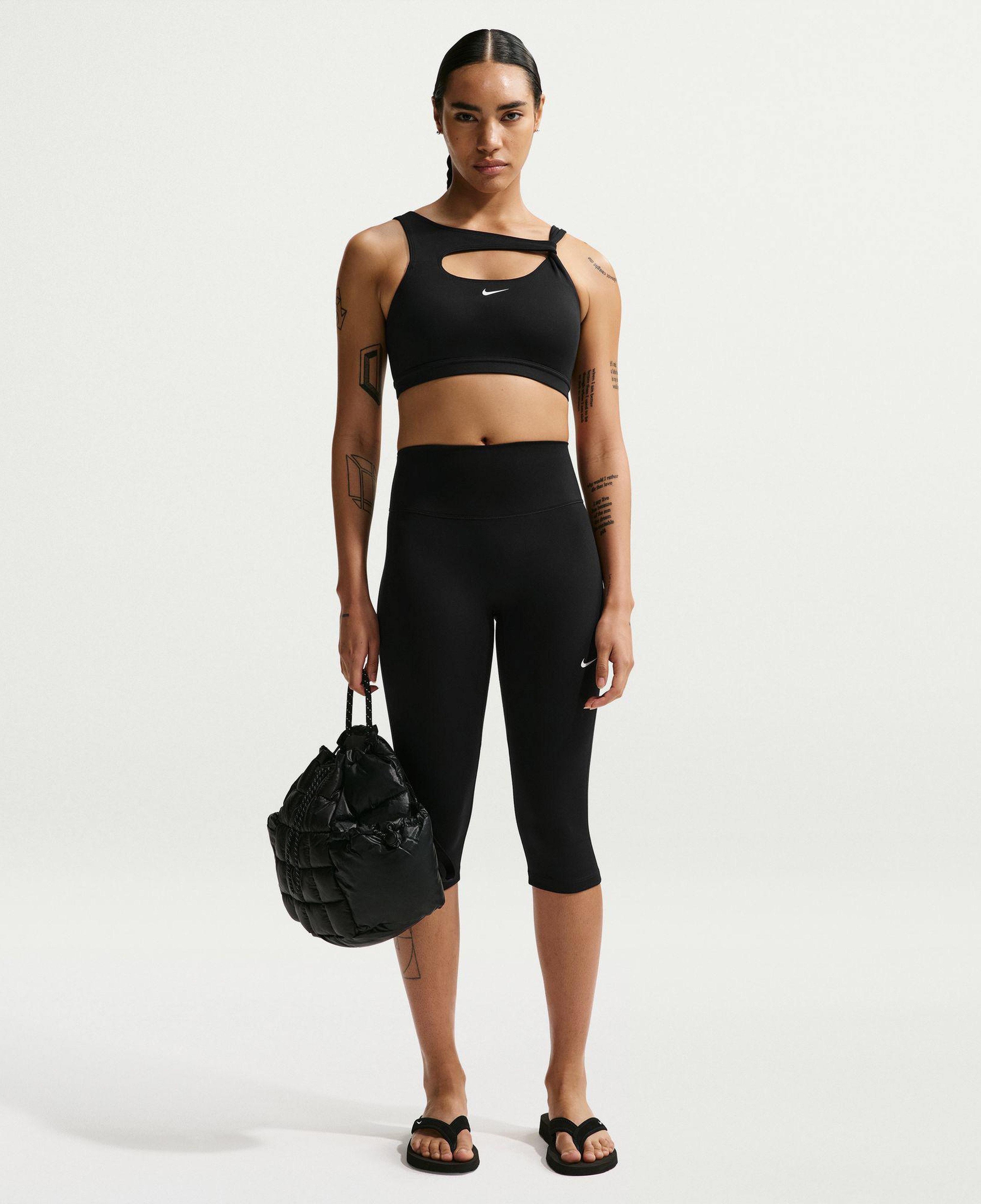 Nike One Medium Support Padded Kadın Siyah Bra