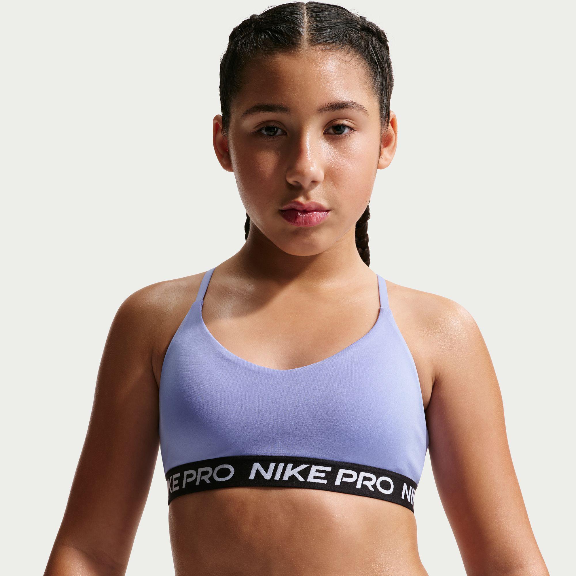 Nike Pro Indy Çocuk Lila Bra